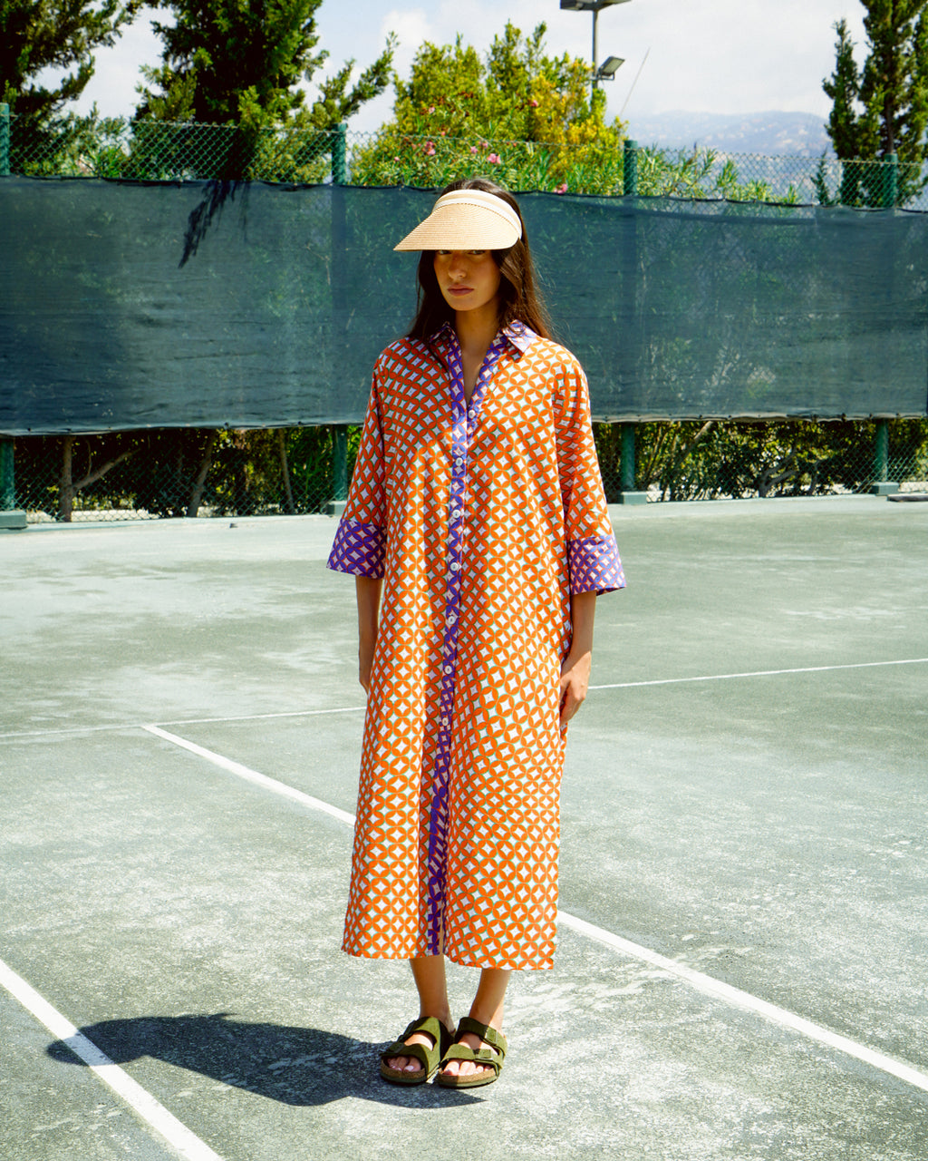 Mio Psyche Cotton Shirt Dress