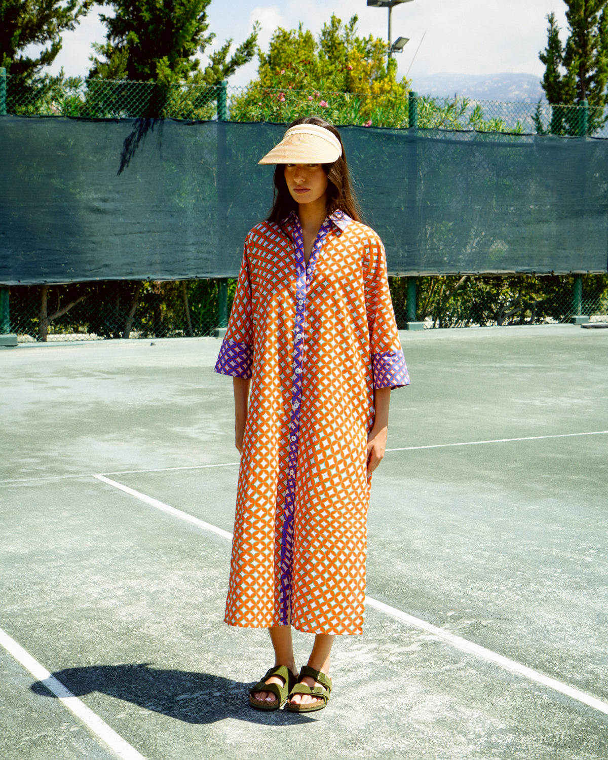 Mio Psyche Cotton Shirt Dress