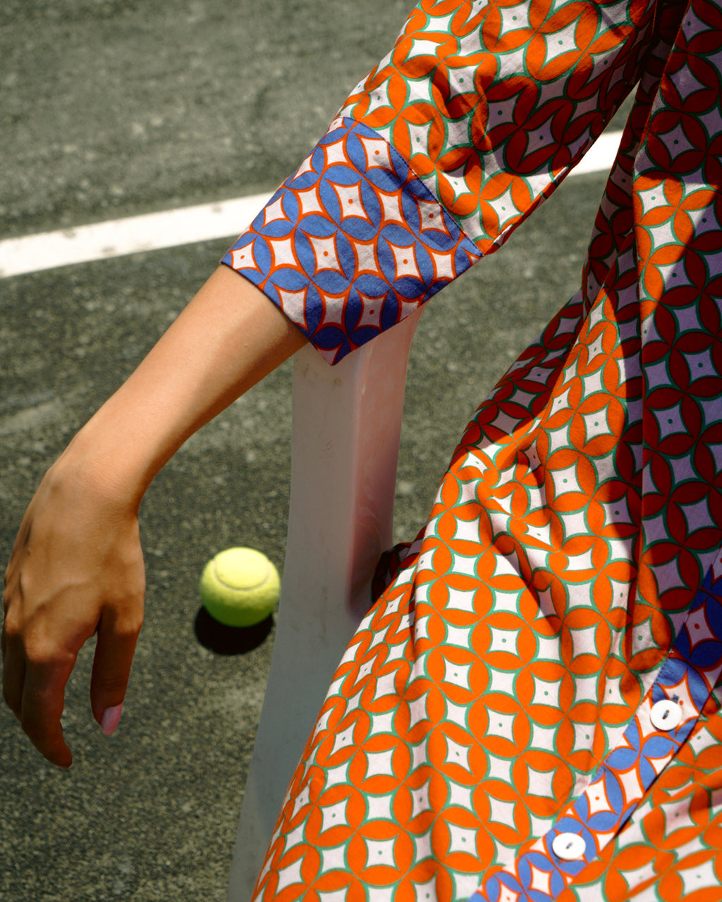 Mio Psyche Cotton Shirt Dress