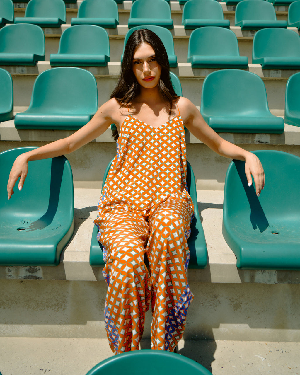 Tio Psyche Silk Pants Set