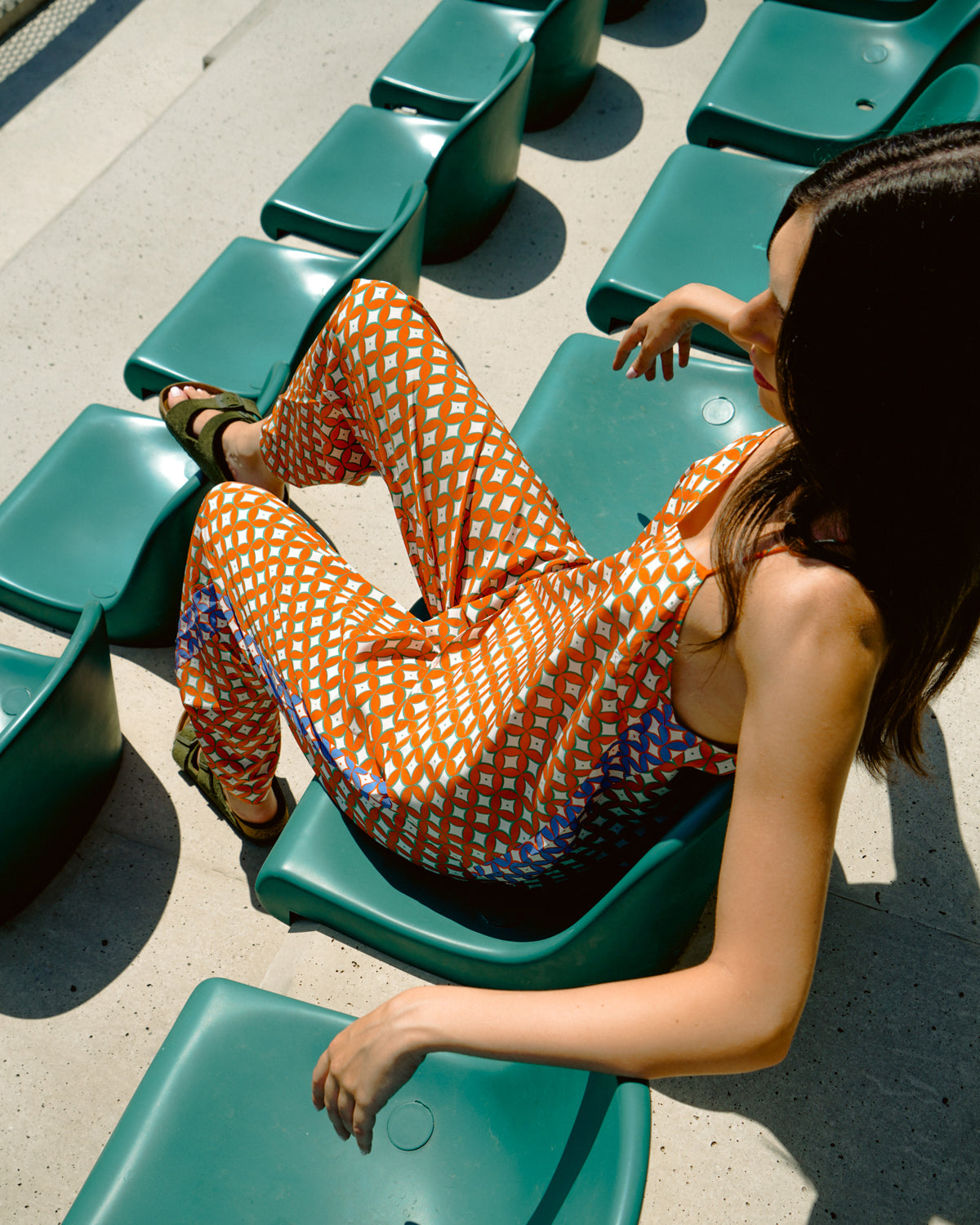 Tio Psyche Silk Pants Set