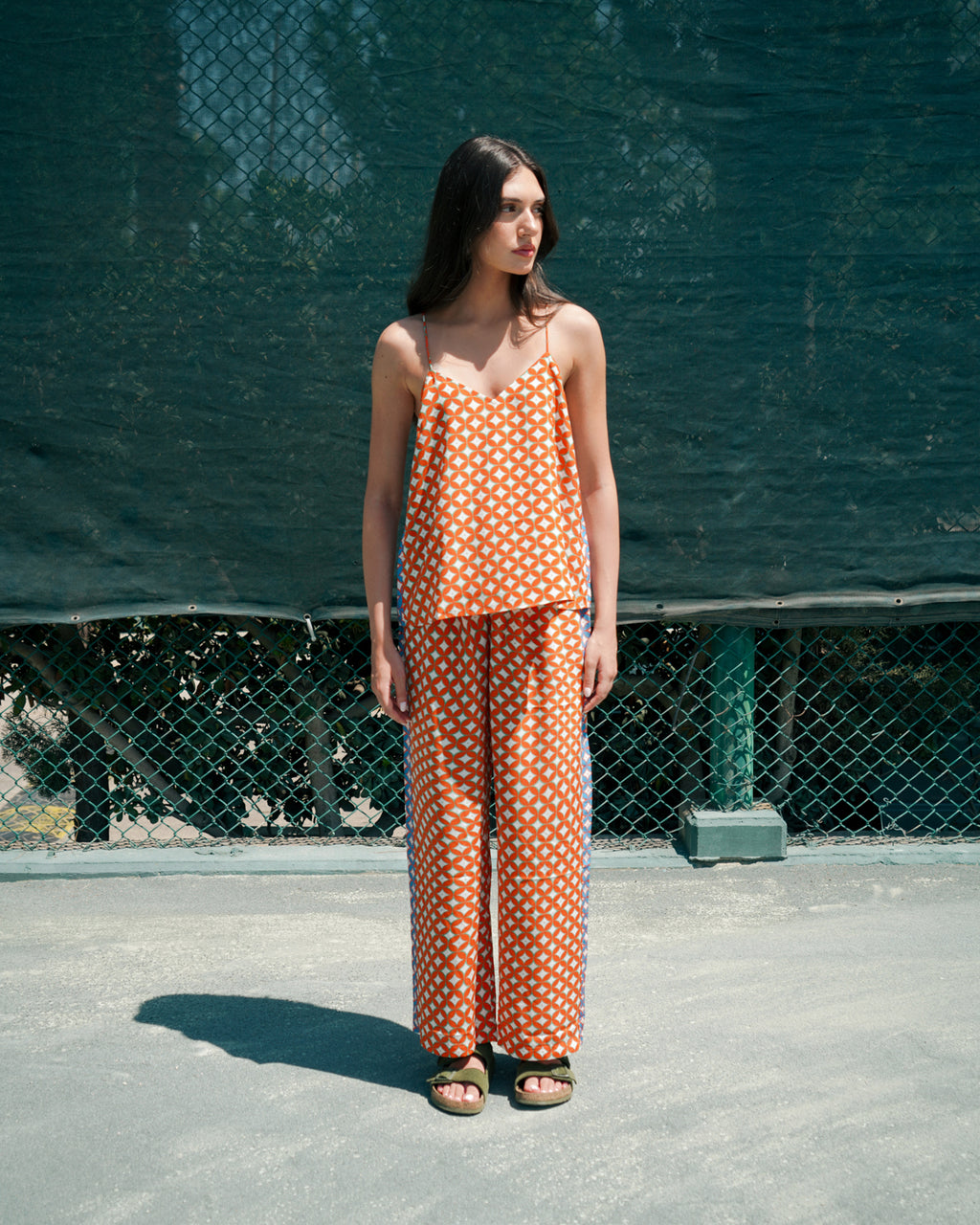 Tio Psyche Silk Pants Set