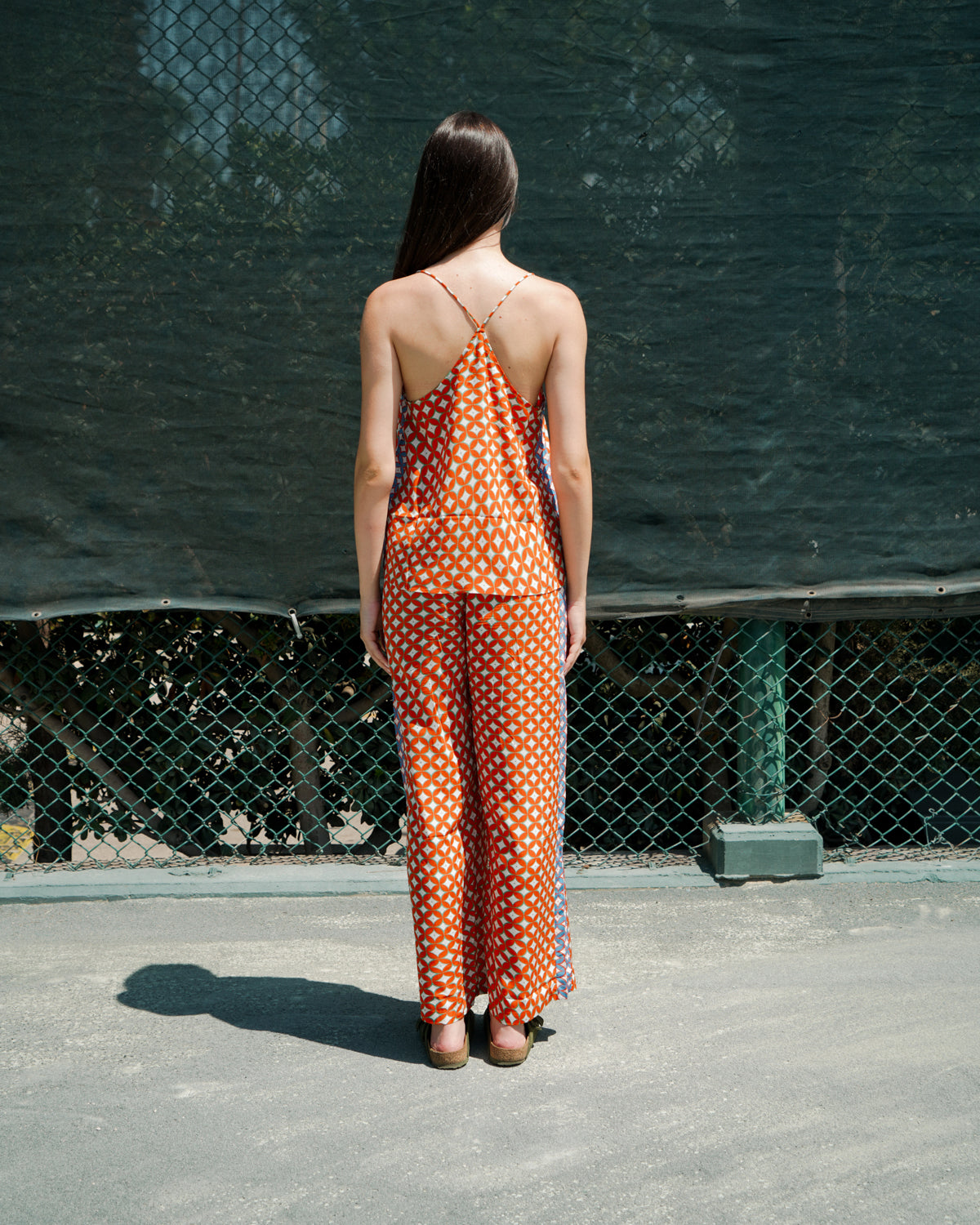 Tio Psyche Silk Pants Set