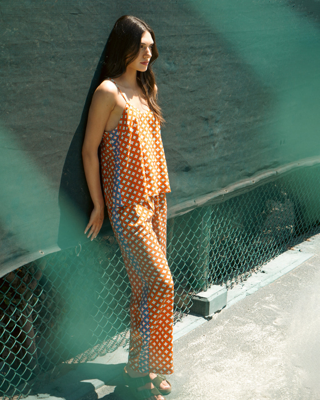 Tio Psyche Silk Pants Set