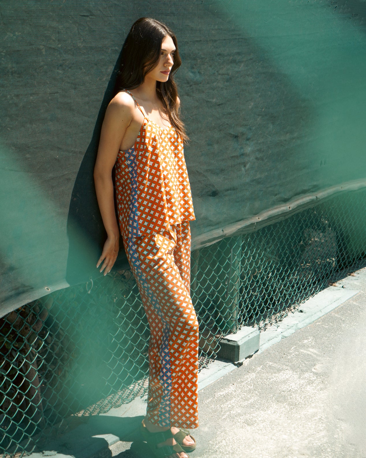 Tio Psyche Silk Pants Set