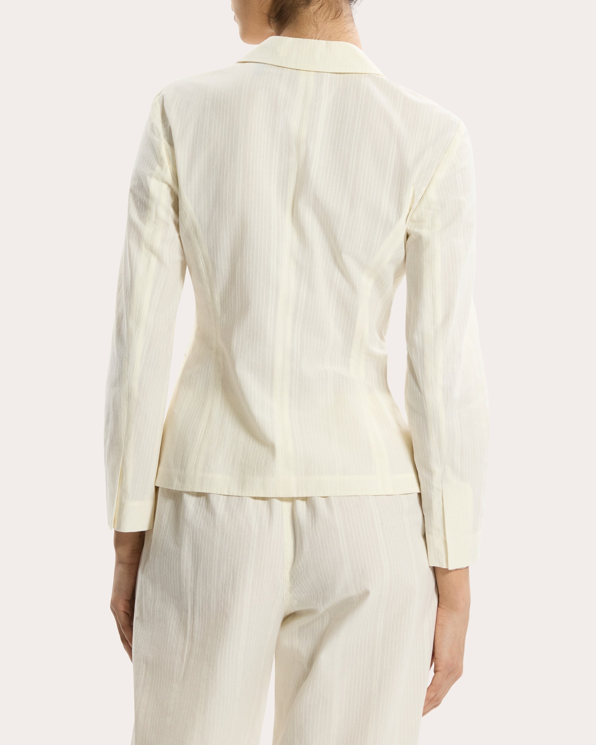Corded Cotton Shrunken Blazer