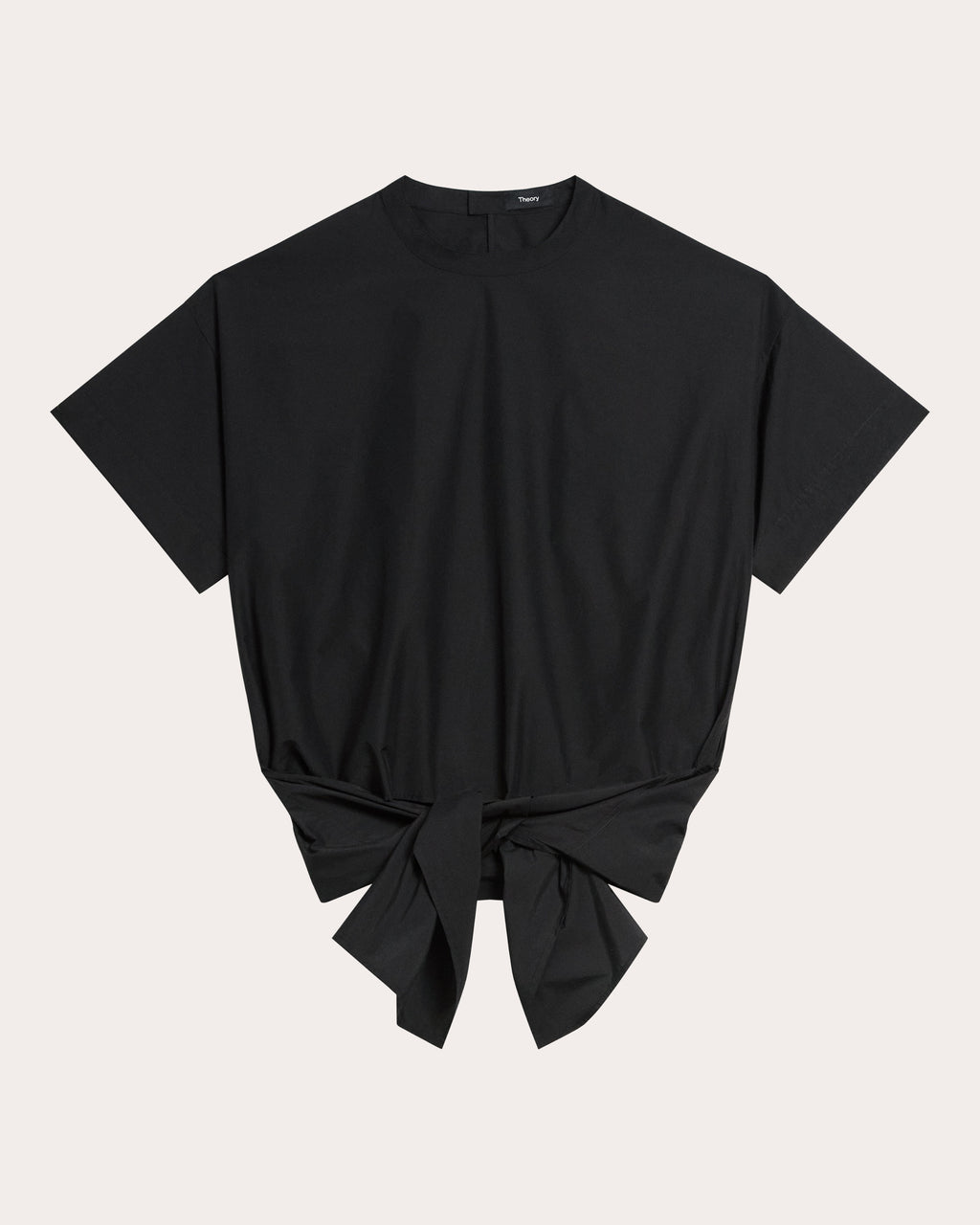 Boxy Tie-Front Top