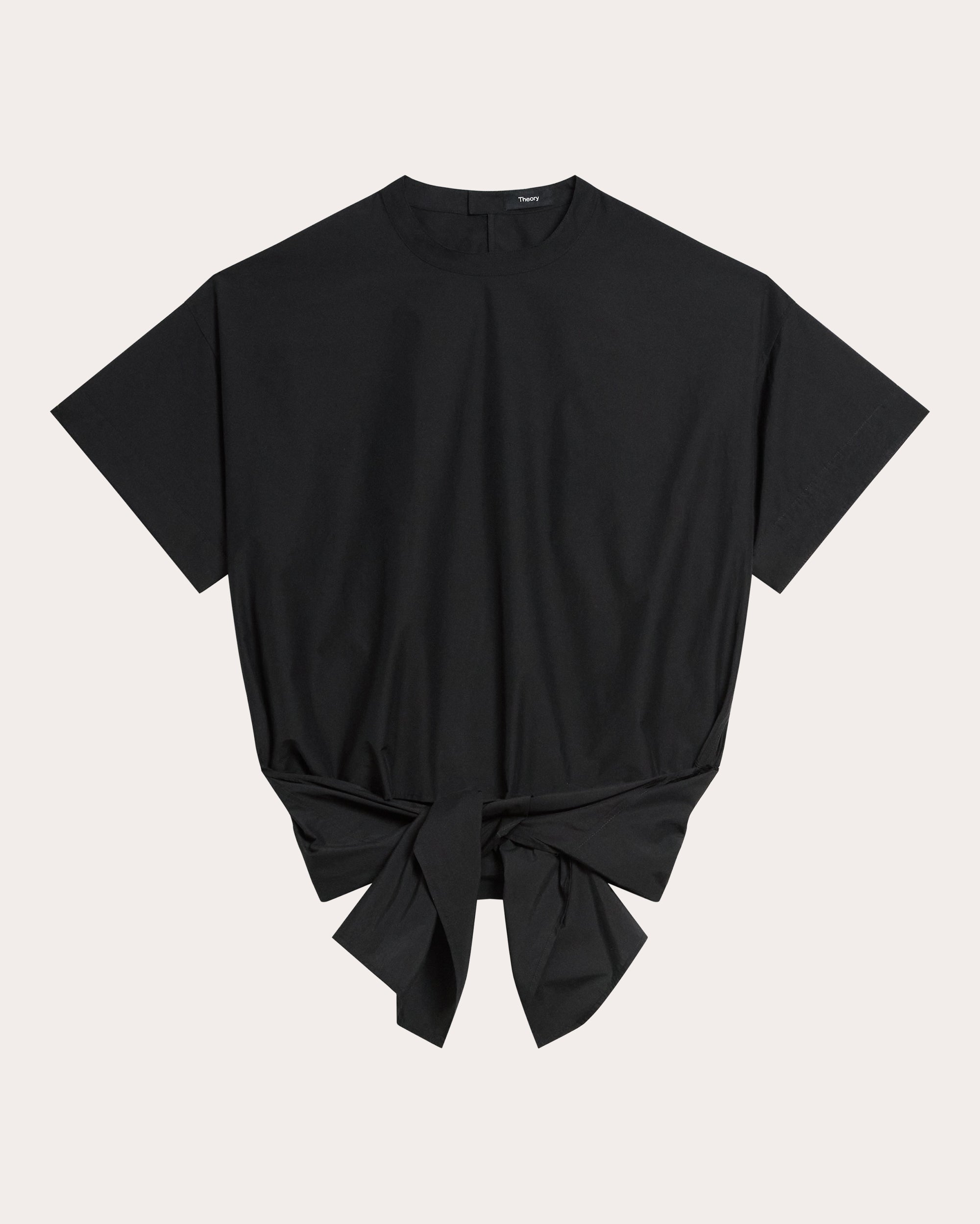 Boxy Tie-Front Top