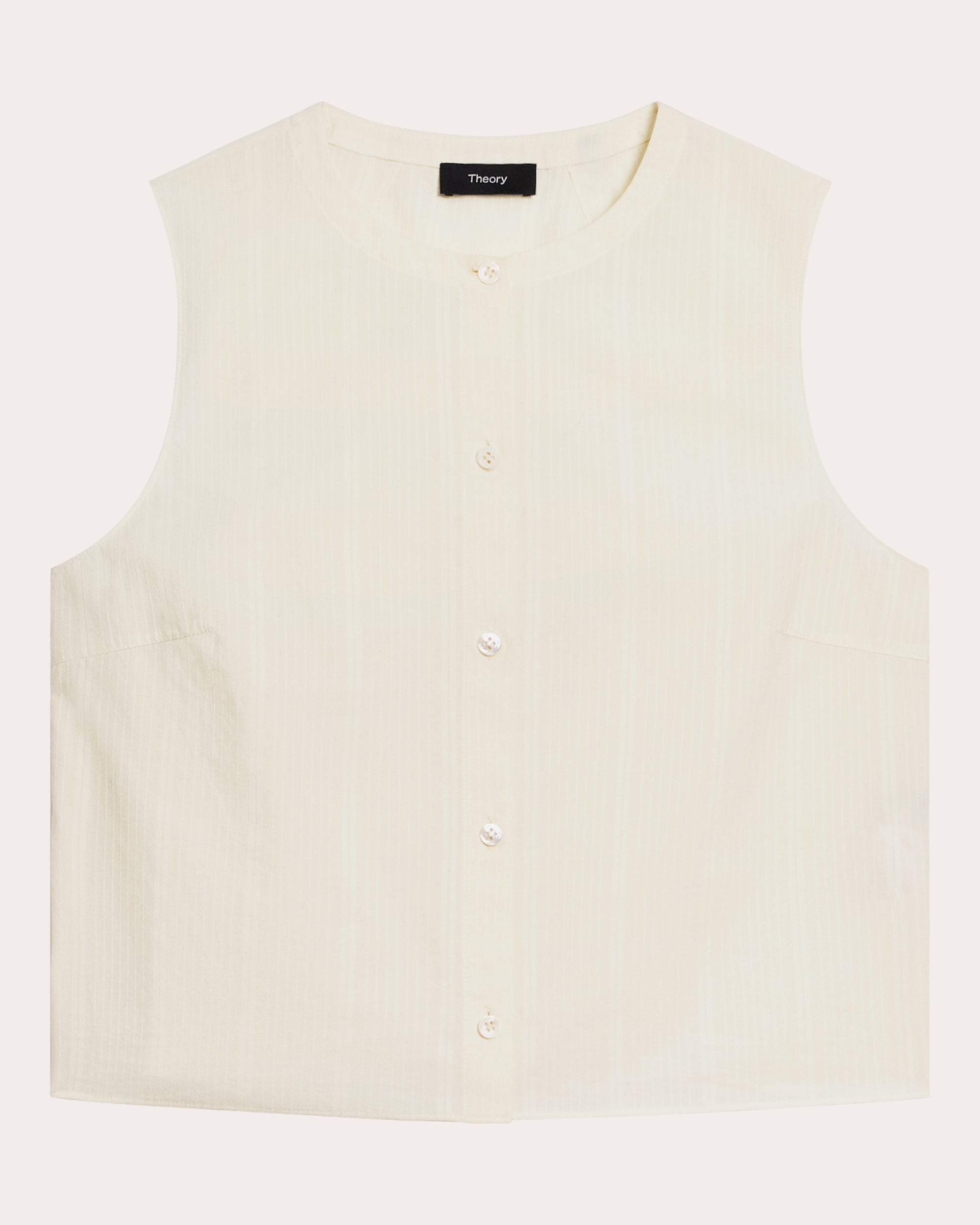 Corded Cotton Button Shell