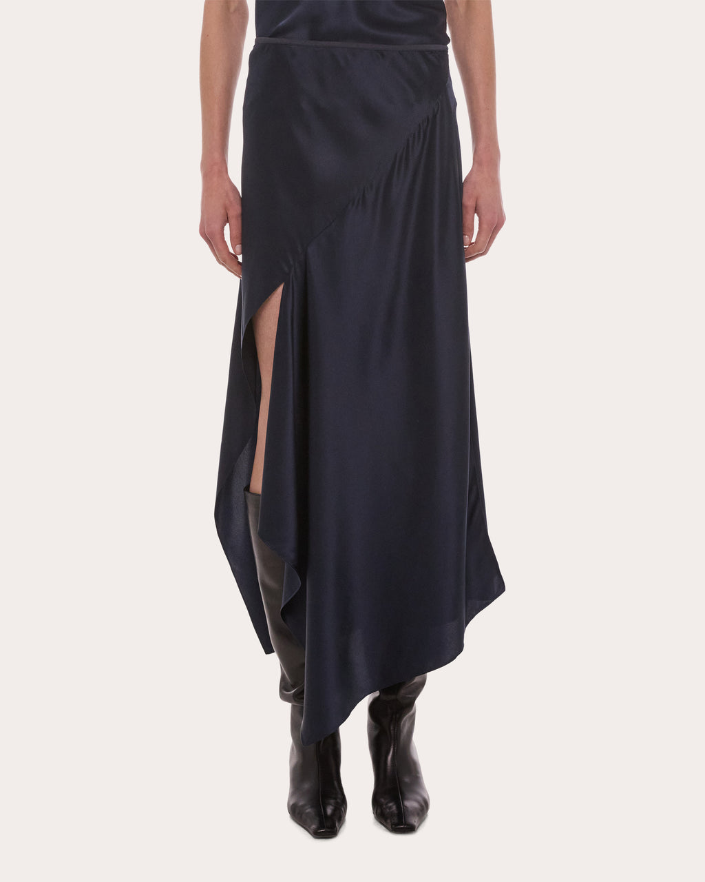 Silk Handkerchief Slip Skirt