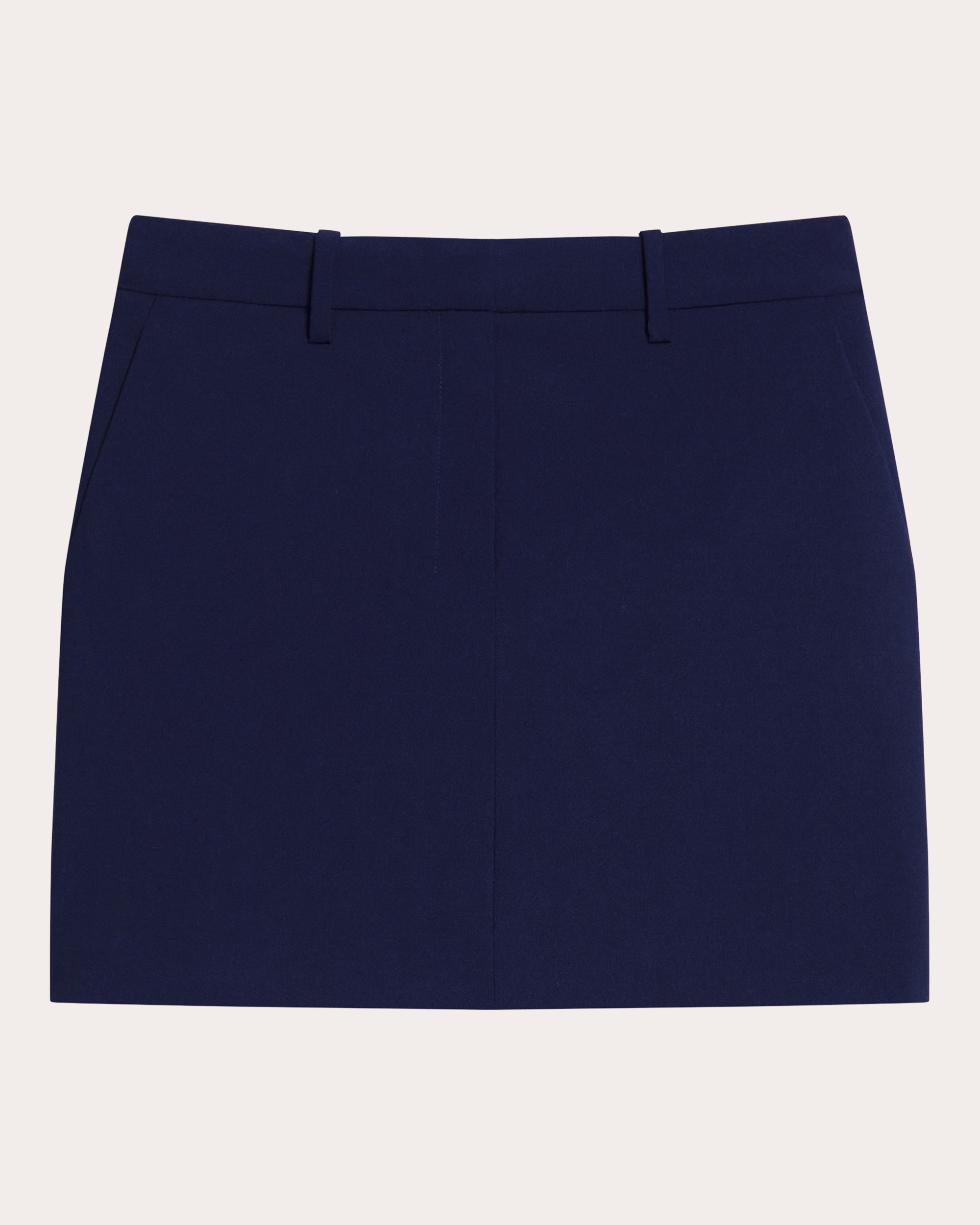 Good Wool Trouser Mini Skirt
