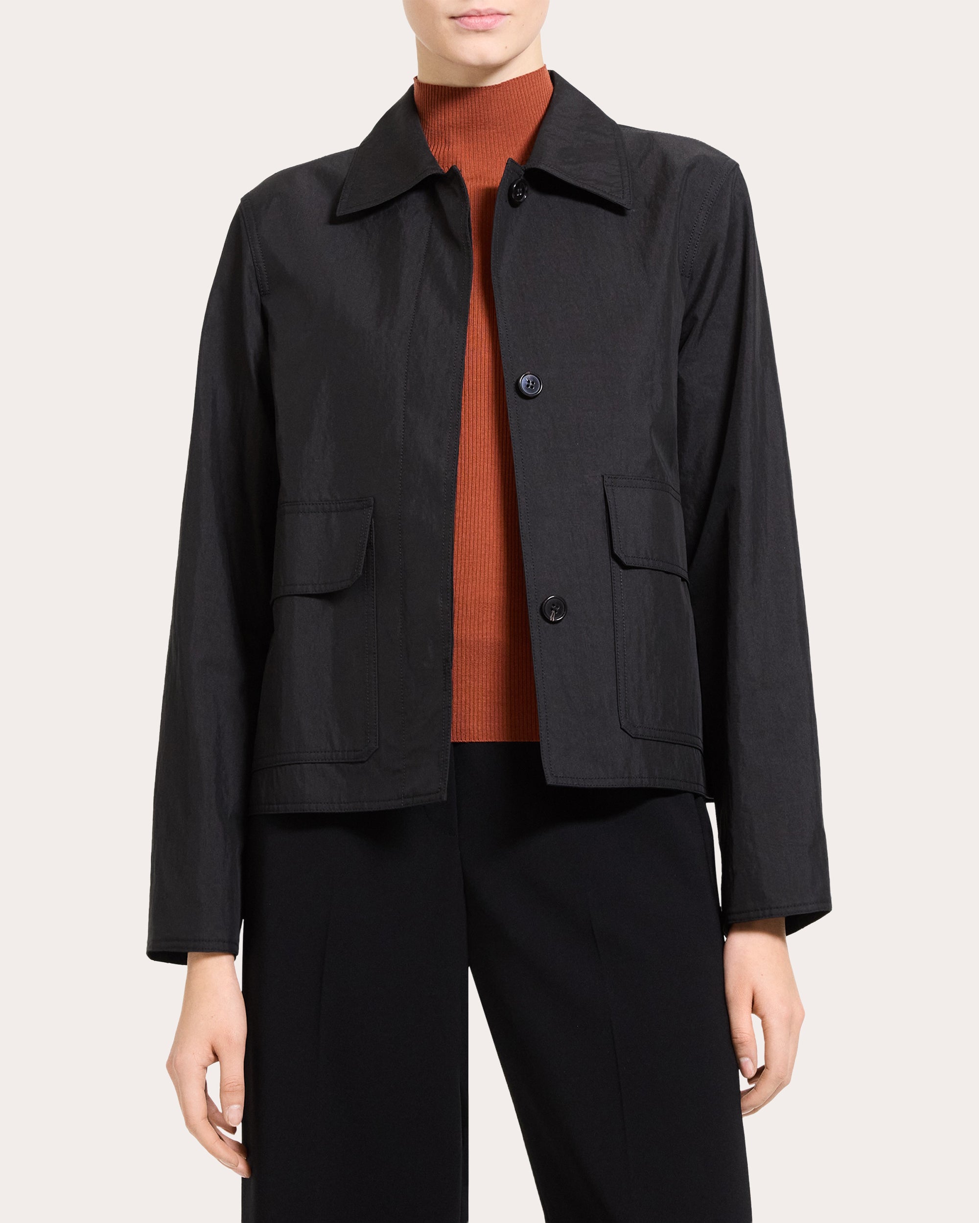 Boxy Shirt Jacket