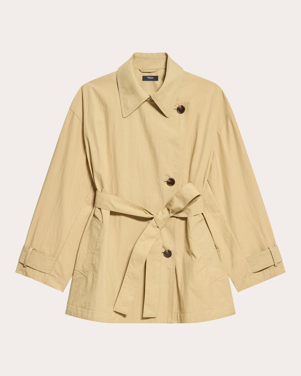 Double-Breasted Trench Jacket