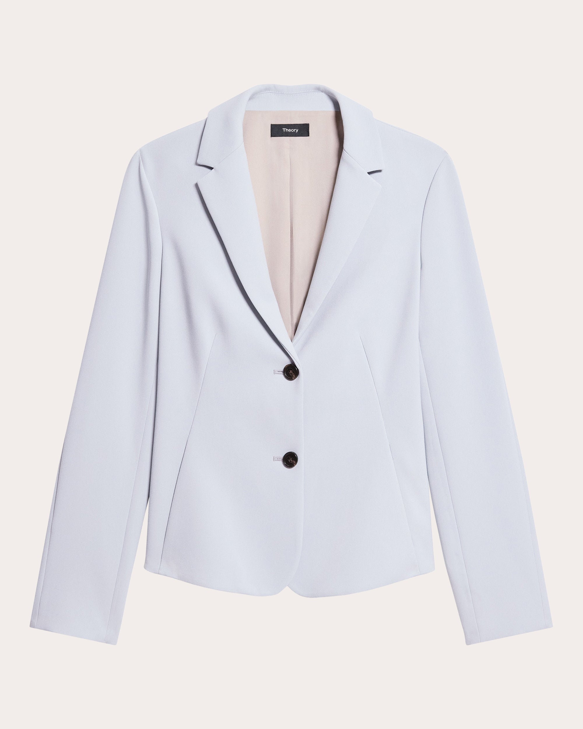 セオリー Powder Crepe Casual Blazer Crepe Shaped Blazer | Olivela