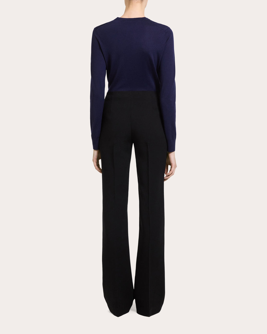 Demitria Crepe Slim Flare Pants
