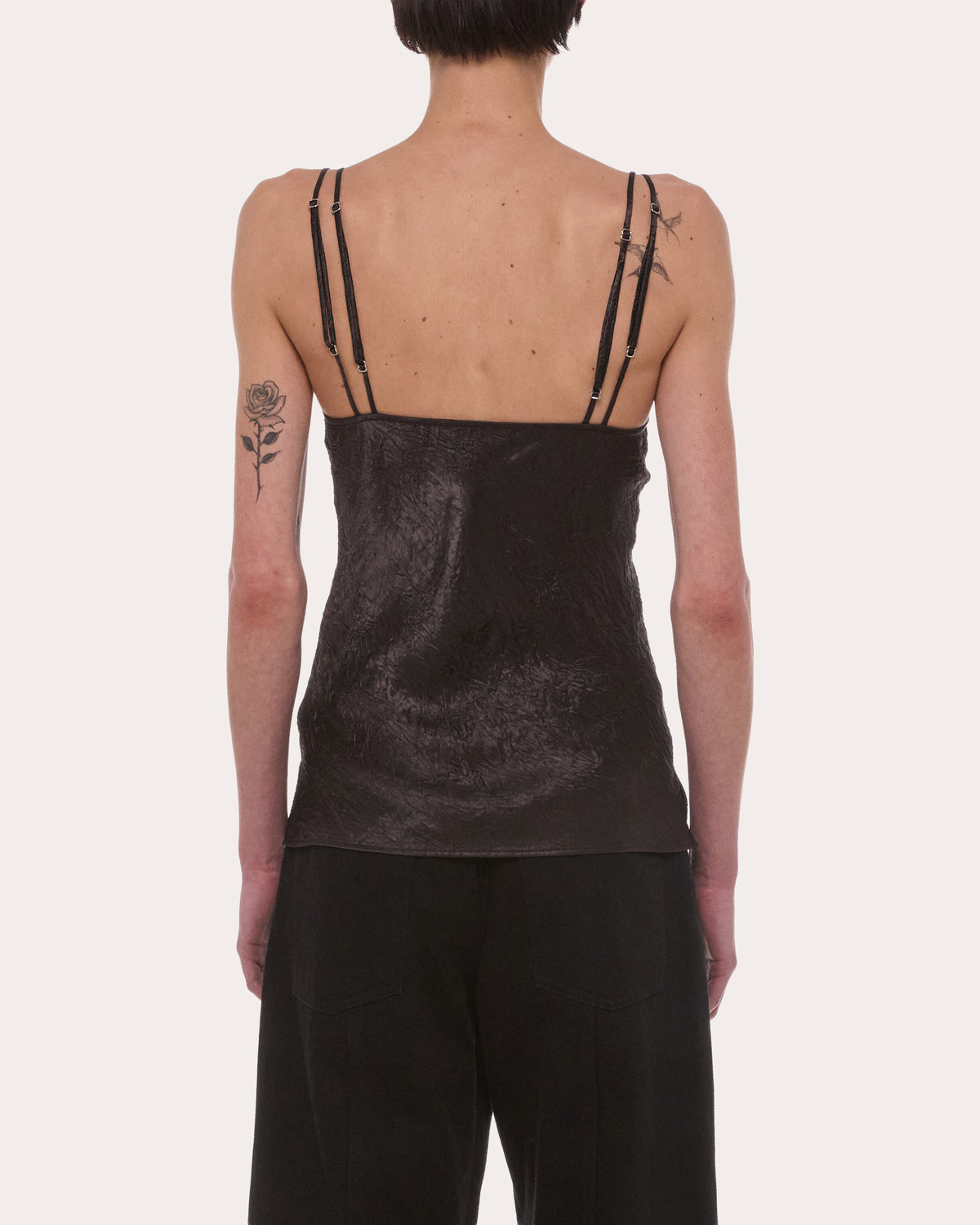 Crinkle Slip Tank Top