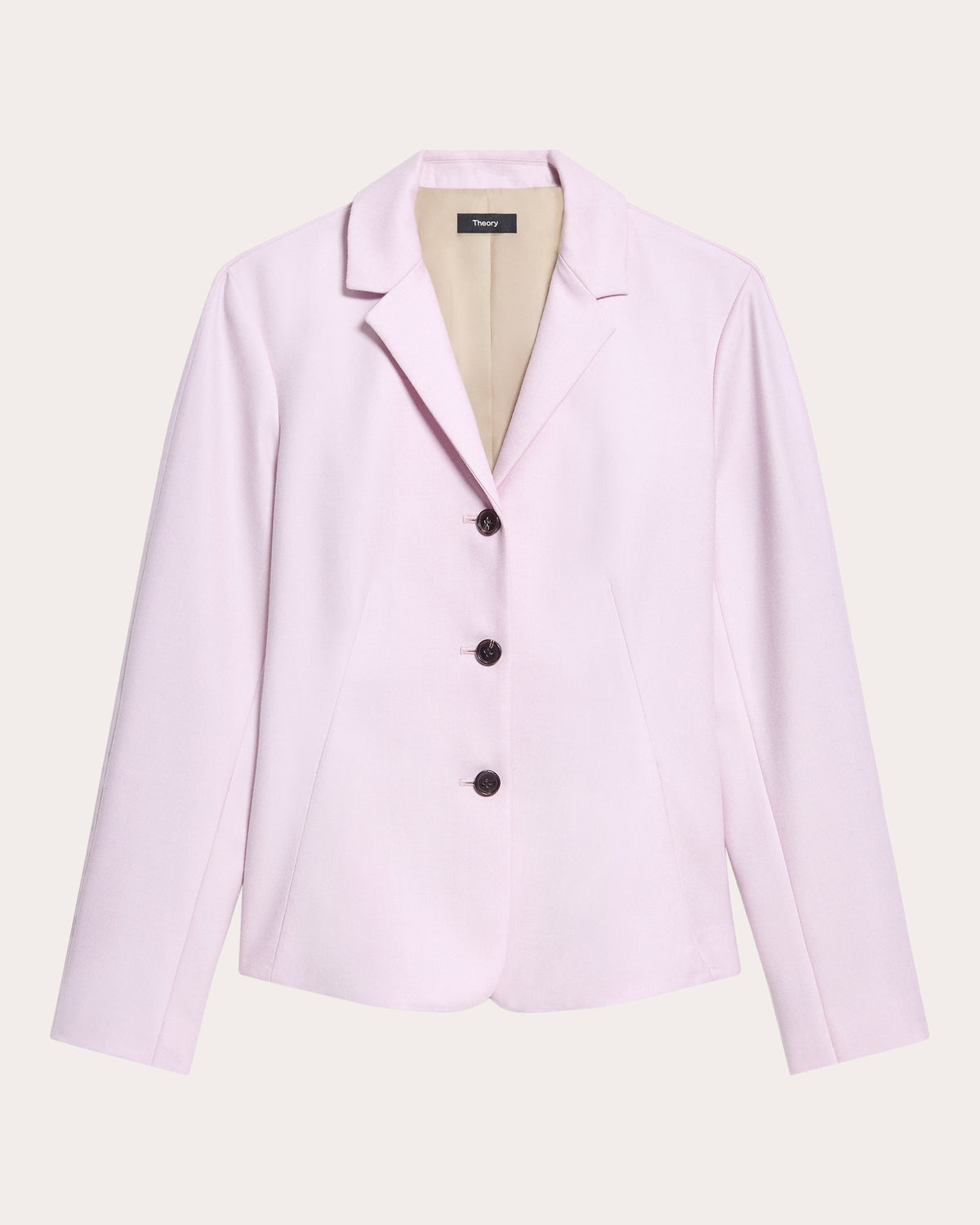Sleek Flannel Fitted Hourglass Blazer