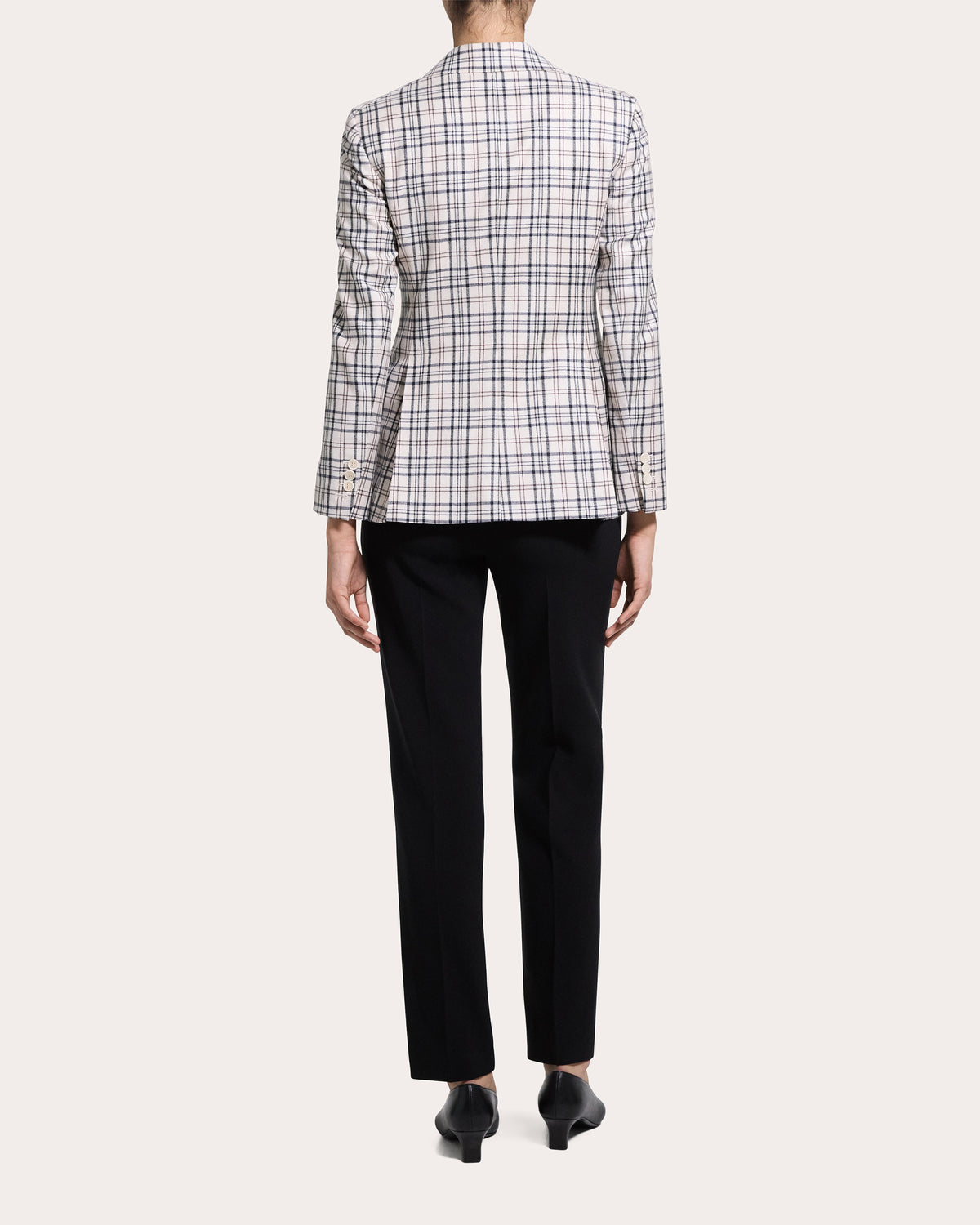 Plaid Sleek Flannel Lynnia Blazer