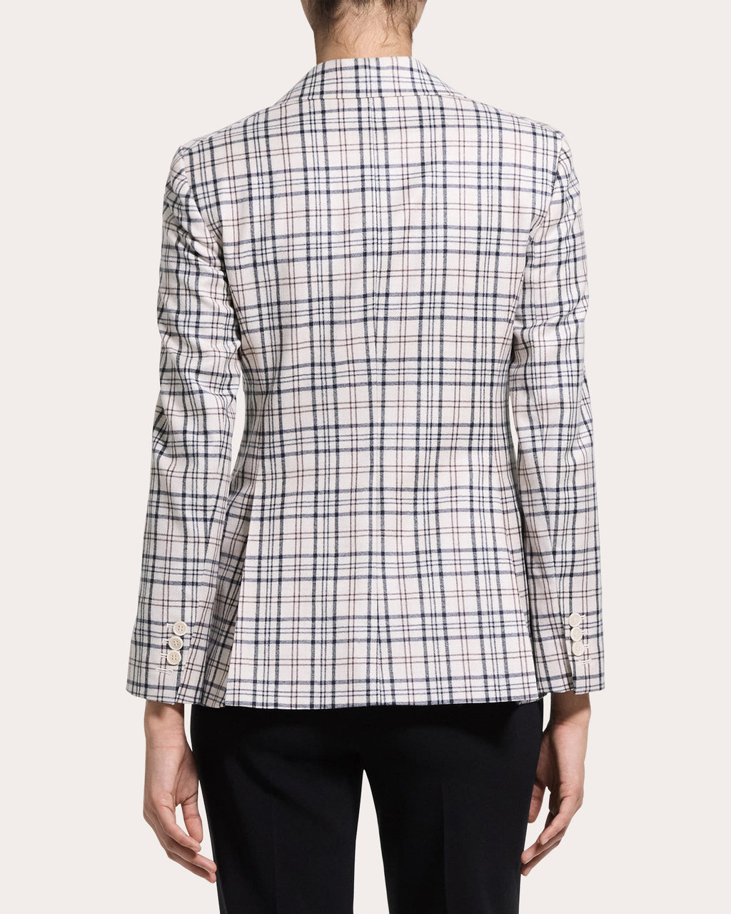 Plaid Sleek Flannel Lynnia Blazer