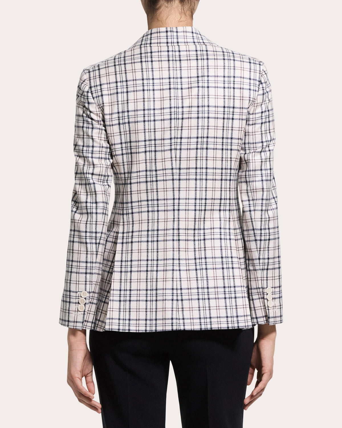 Plaid Sleek Flannel Lynnia Blazer