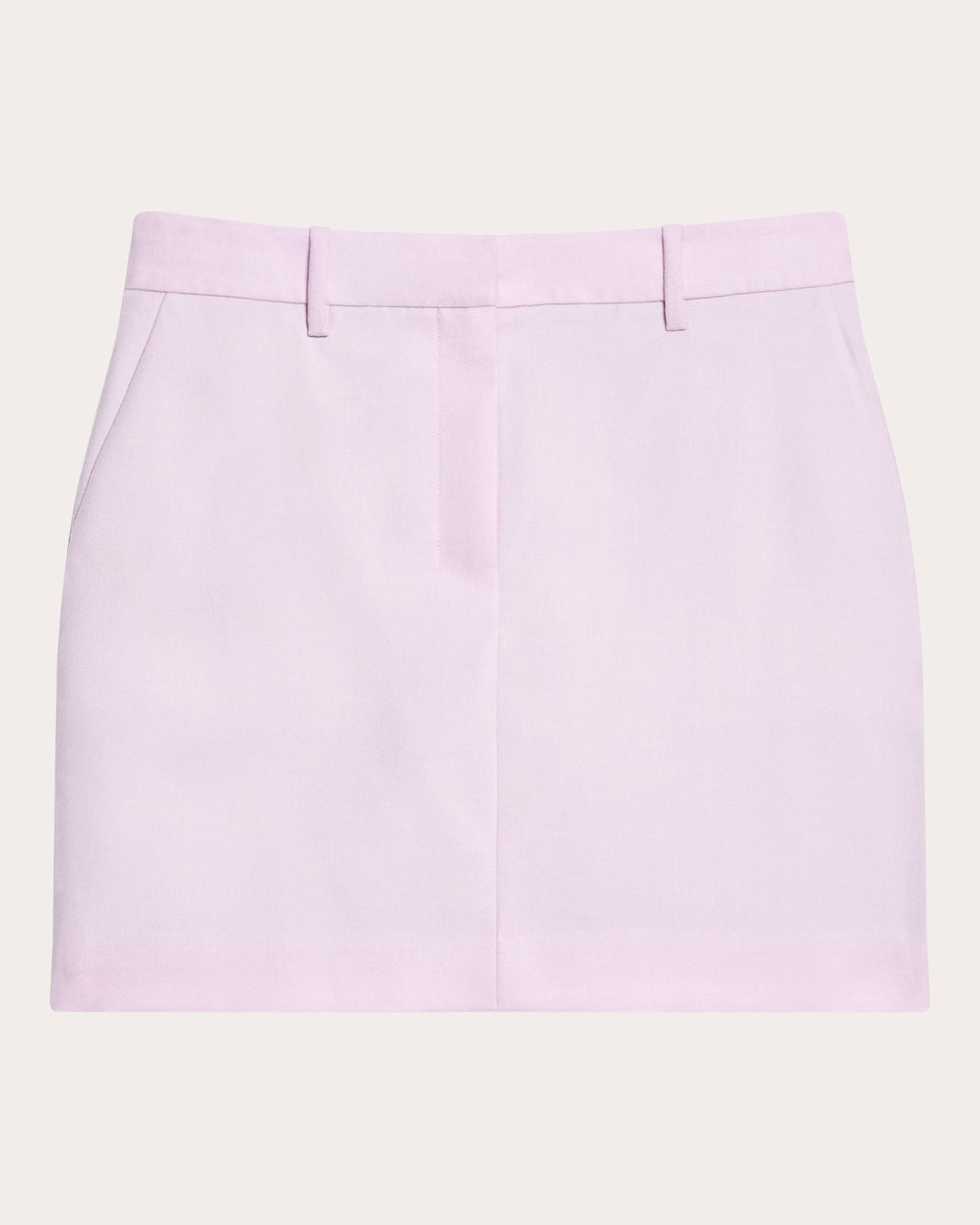 Sleek Flannel Knife Pleat Mini Skirt
