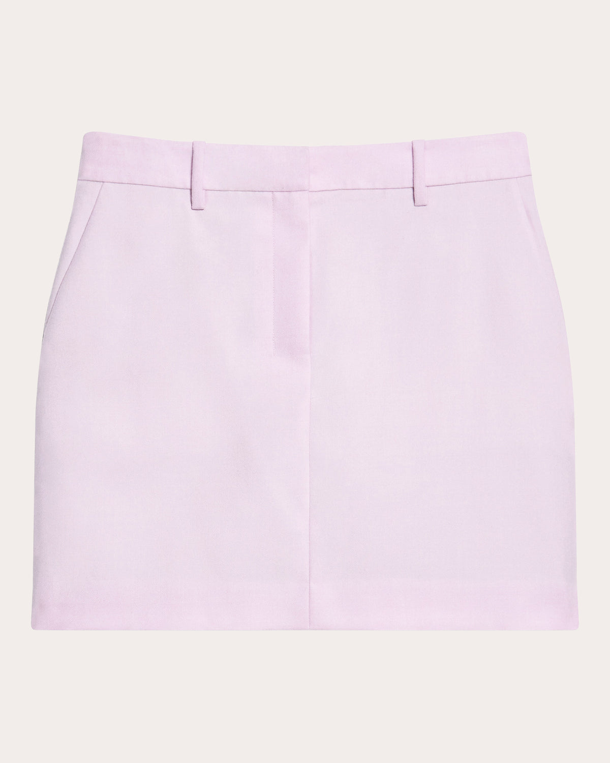 Sleek Flannel Knife Pleat Mini Skirt