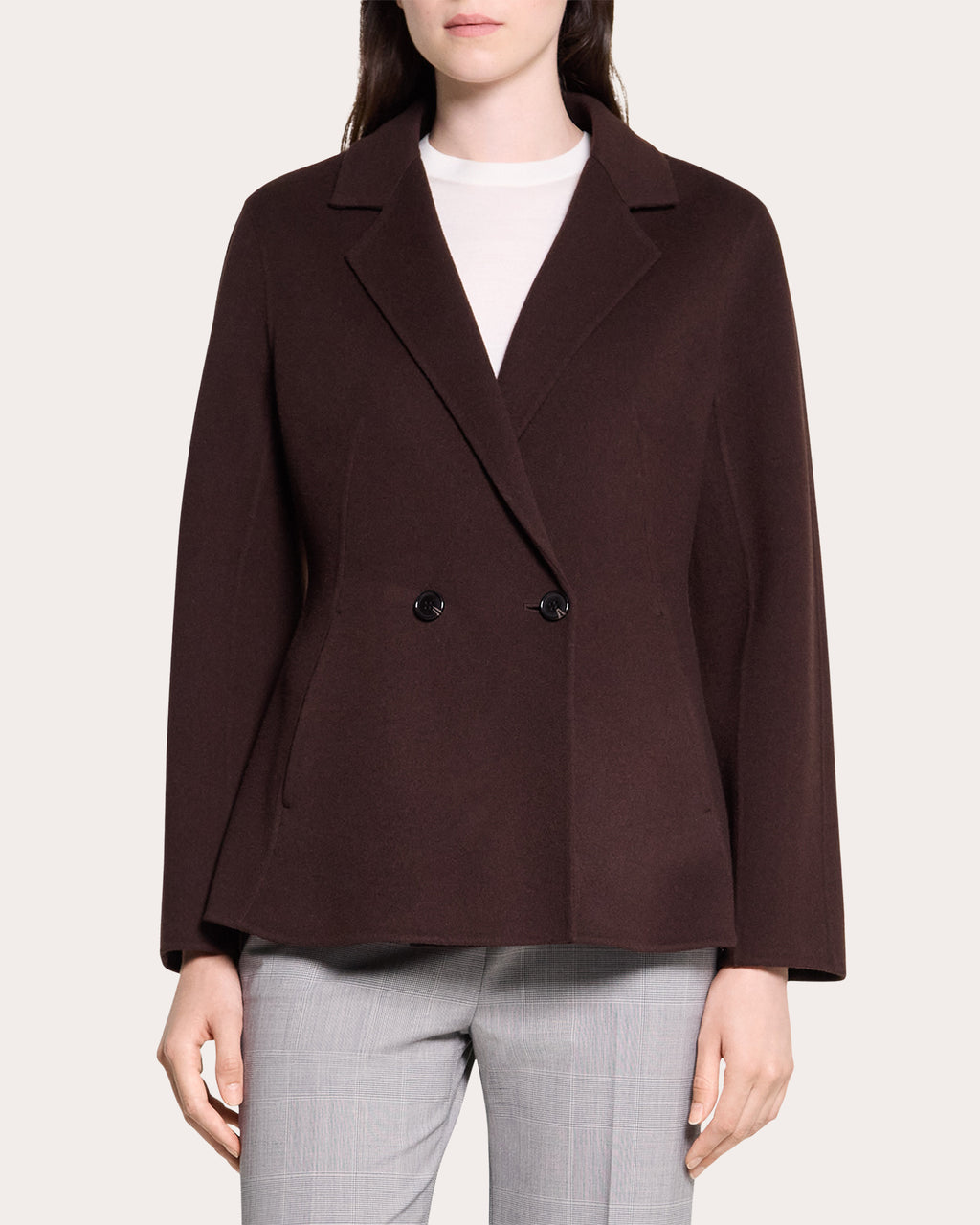 Wool Shaped Blazer Coat