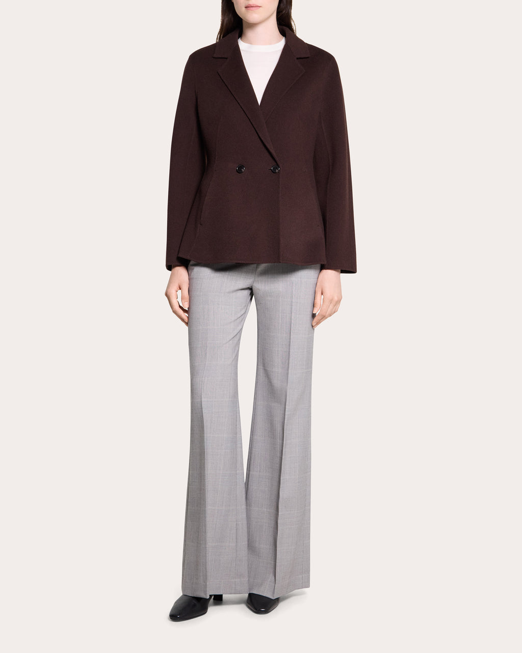 Wool Shaped Blazer Coat