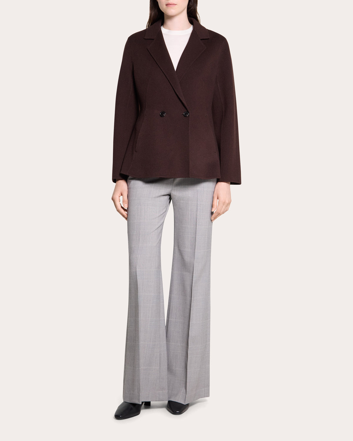 Wool Shaped Blazer Coat