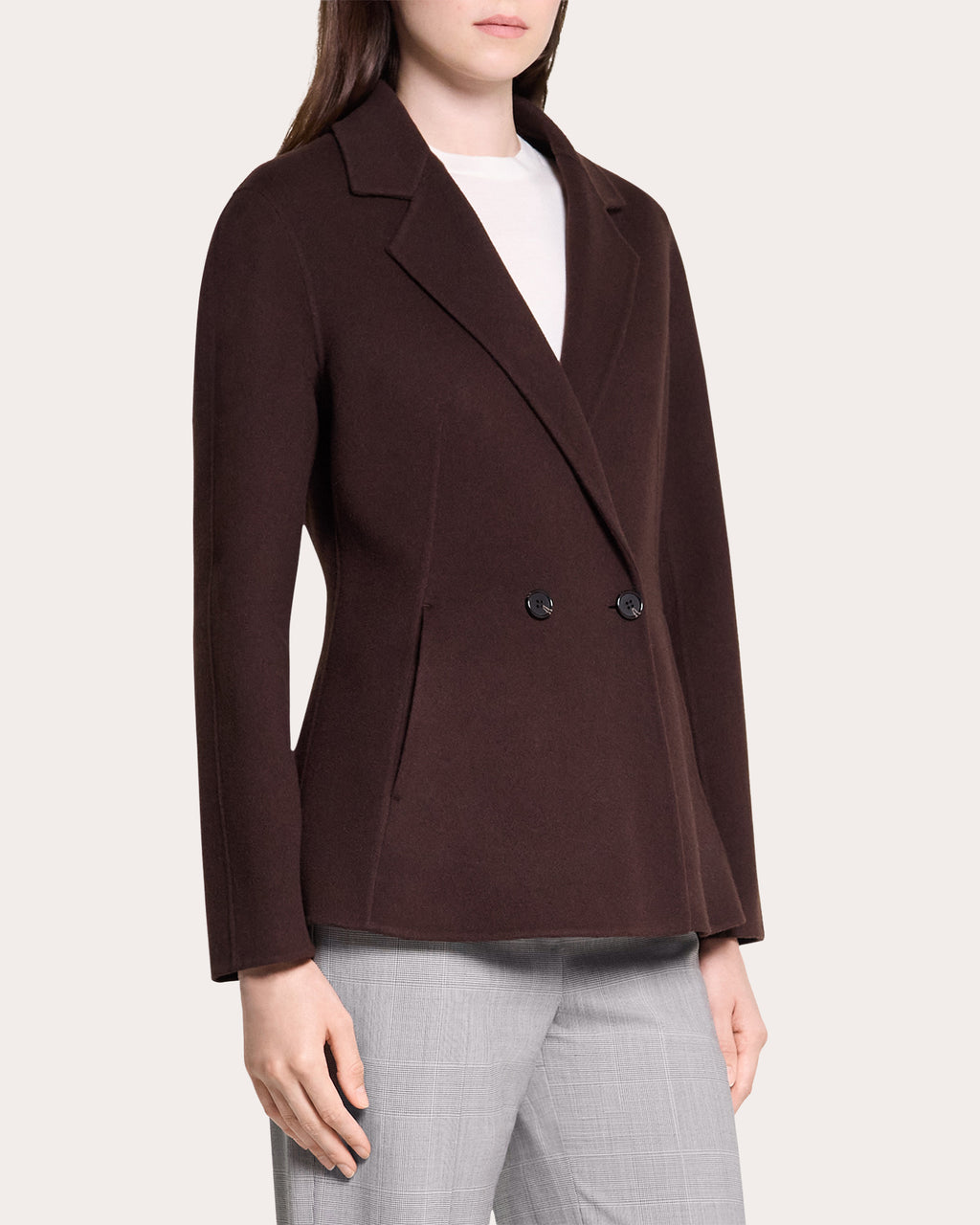 Wool Shaped Blazer Coat