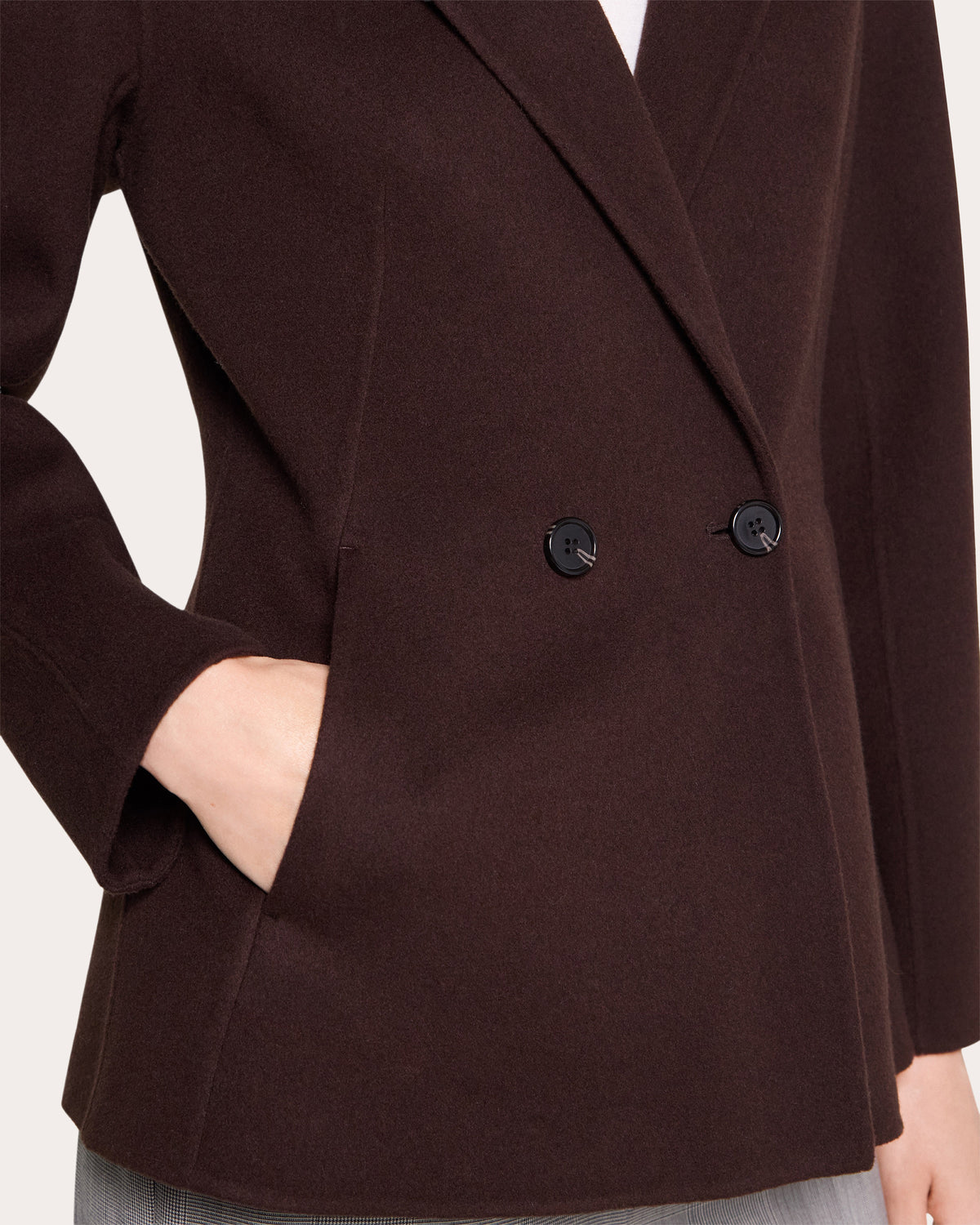 Wool Shaped Blazer Coat