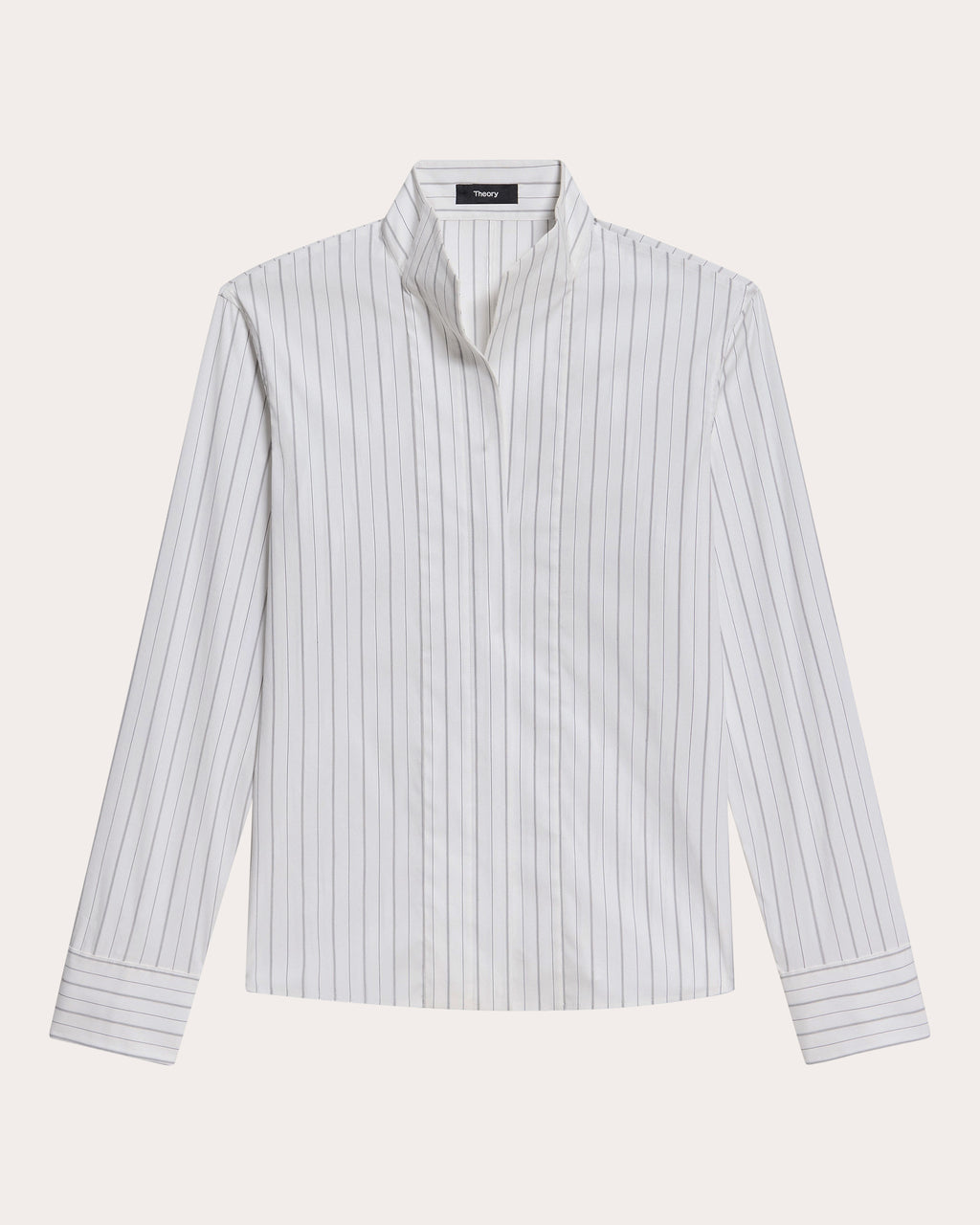 Stripe Poplin Slim Tailored Shirt