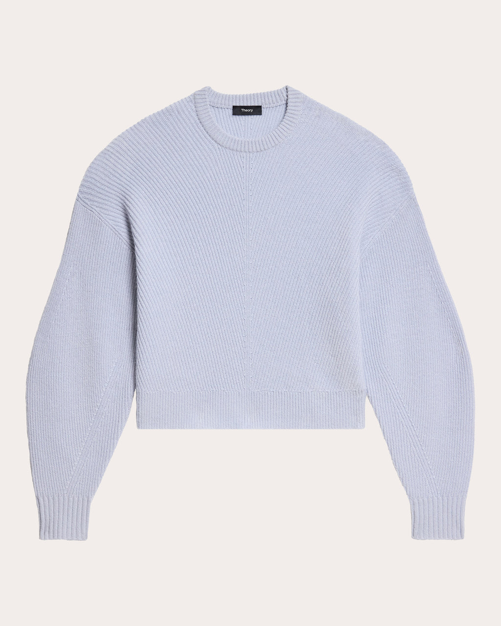 Textural Ribbed Cashmere Pullover