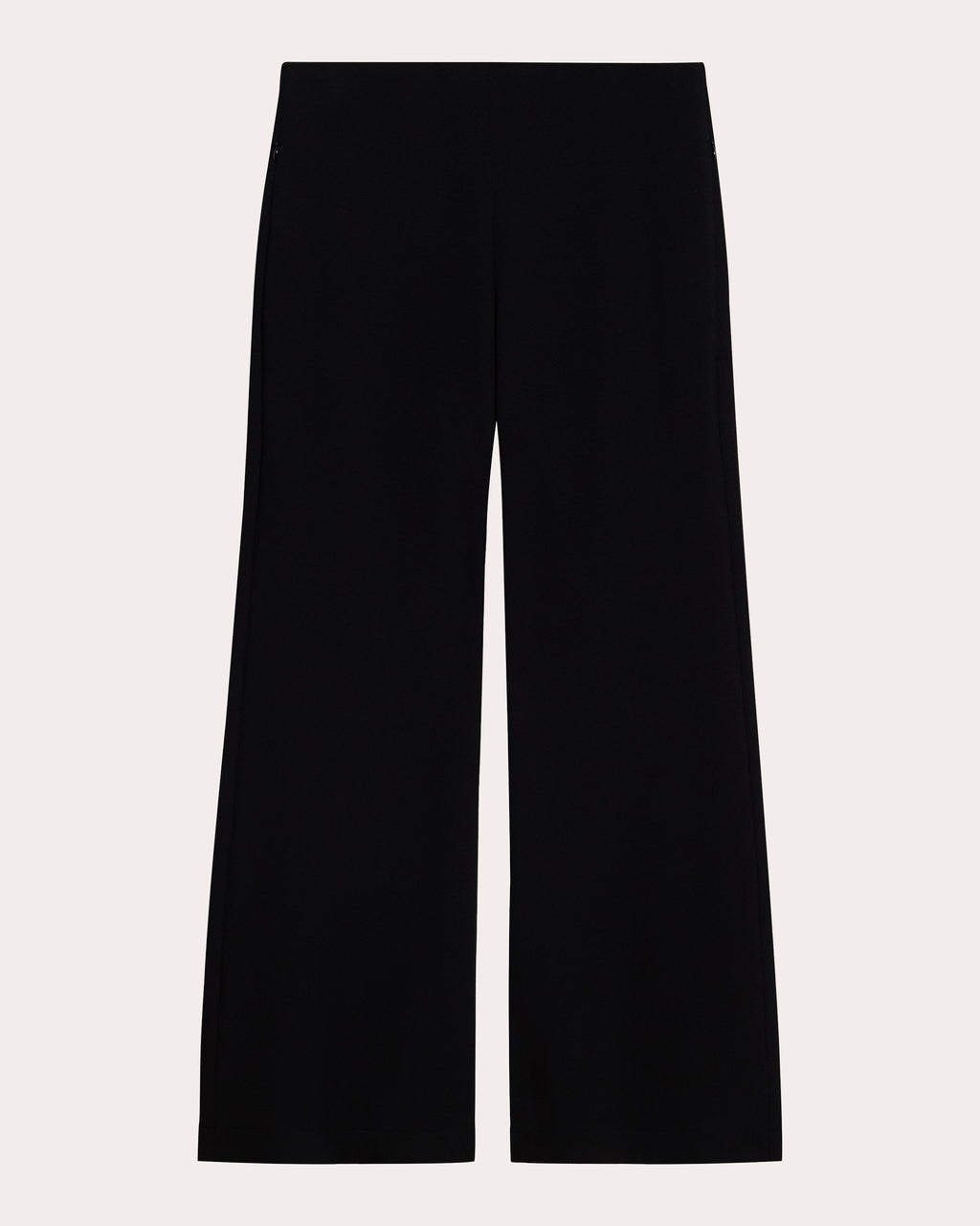 Double-Knit Jersey Straight-Leg Pants