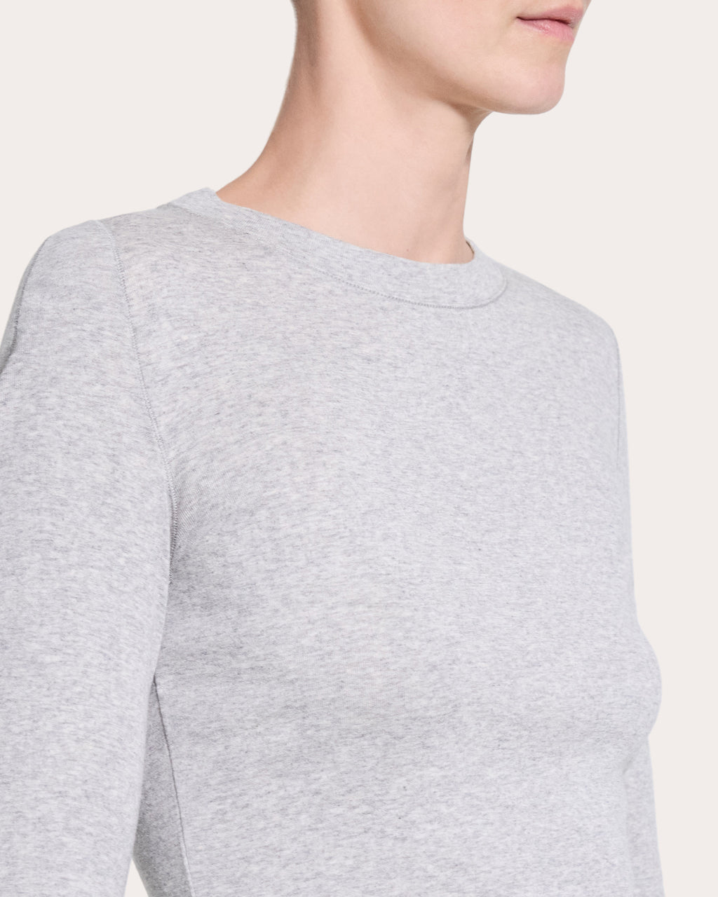 Cotton Modal Slim Long-Sleeve Top