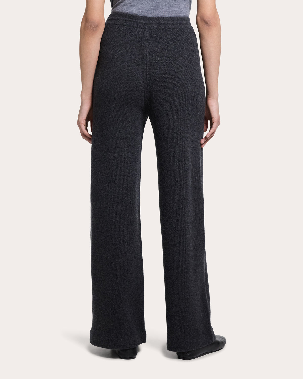 Cashmere Knit Track Pants