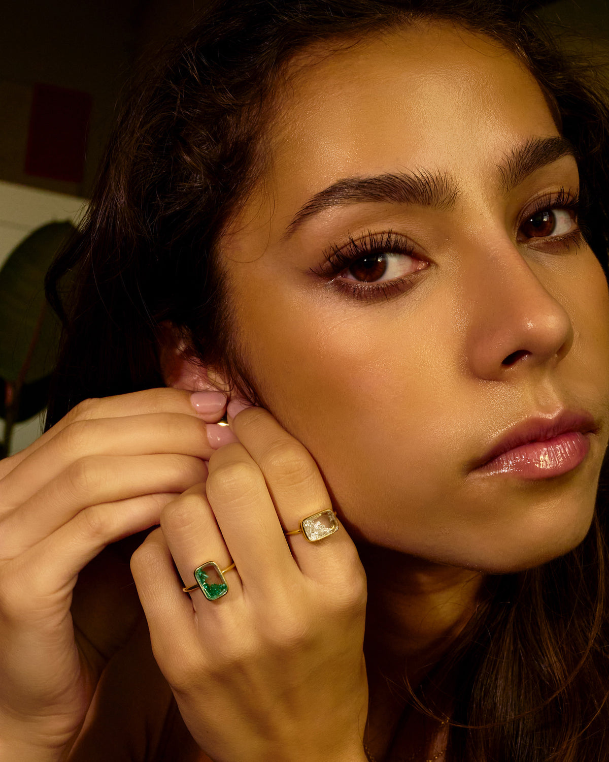 Diamond Ten Fourteen Petite East-West Ring