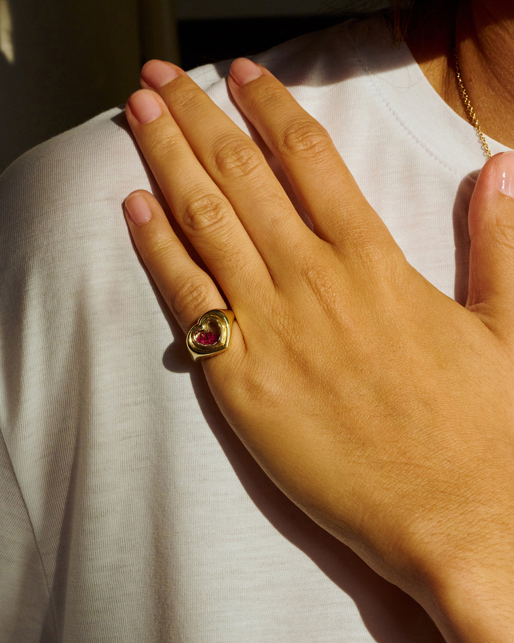 Ruby Afeto Signet Ring