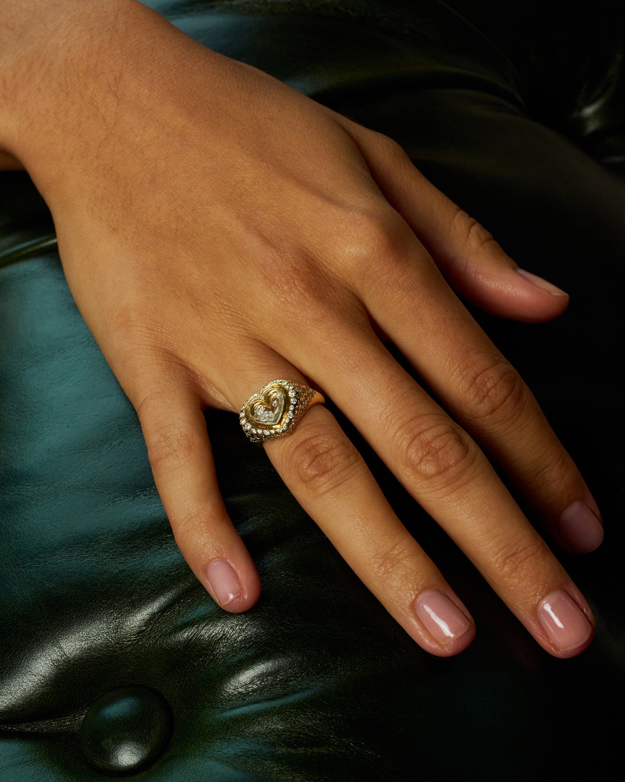 Diamond Afeto Gala Signet Ring