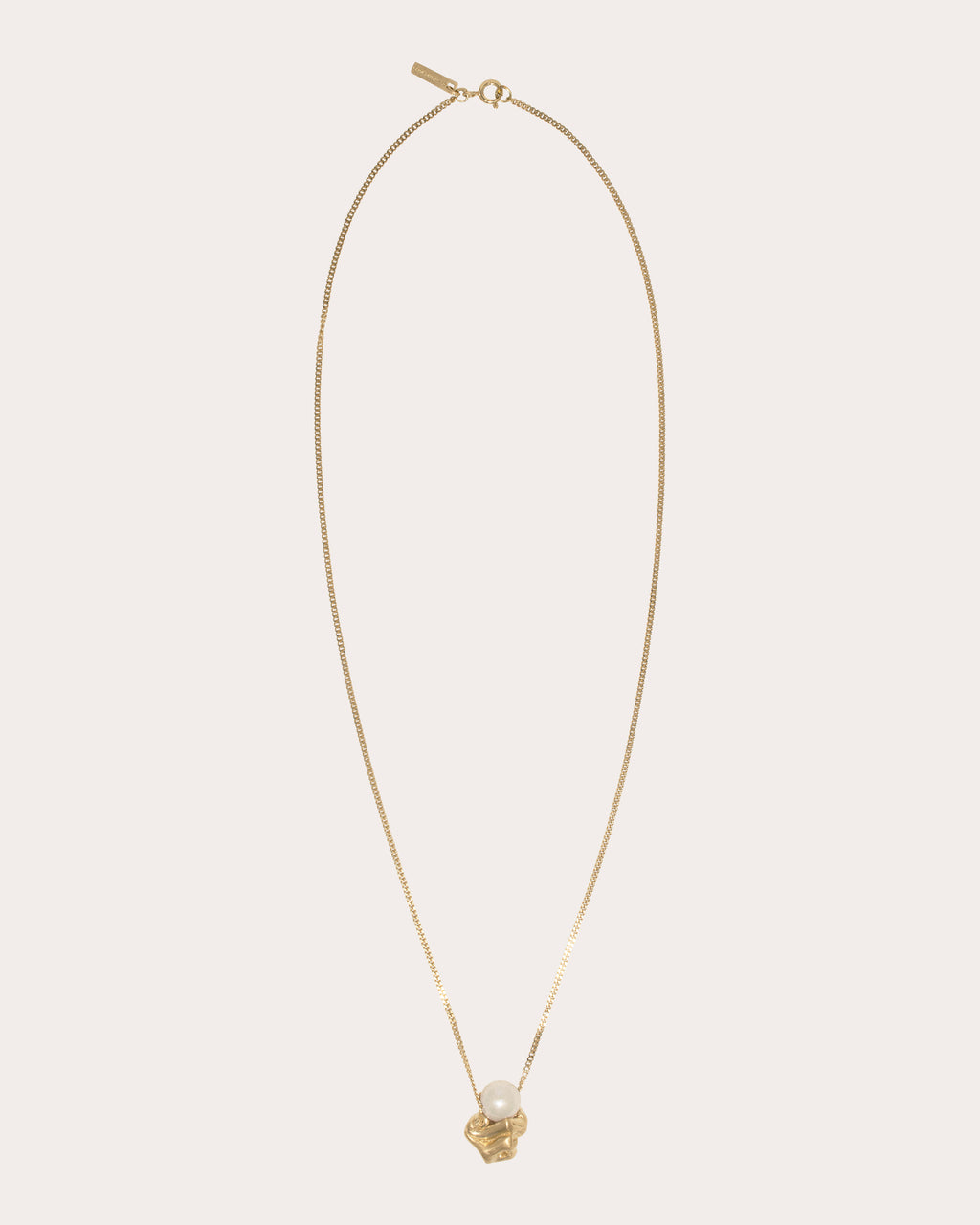 "Notsobig" Crumple Pendant Necklace