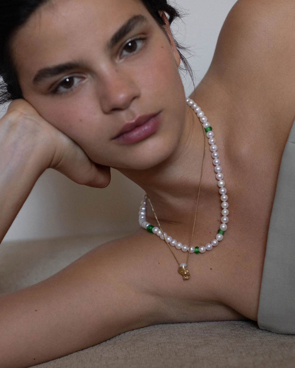 "Notsobig" Crumple Pendant Necklace