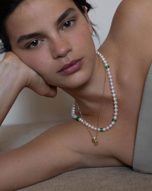 "Notsobig" Crumple Pendant Necklace