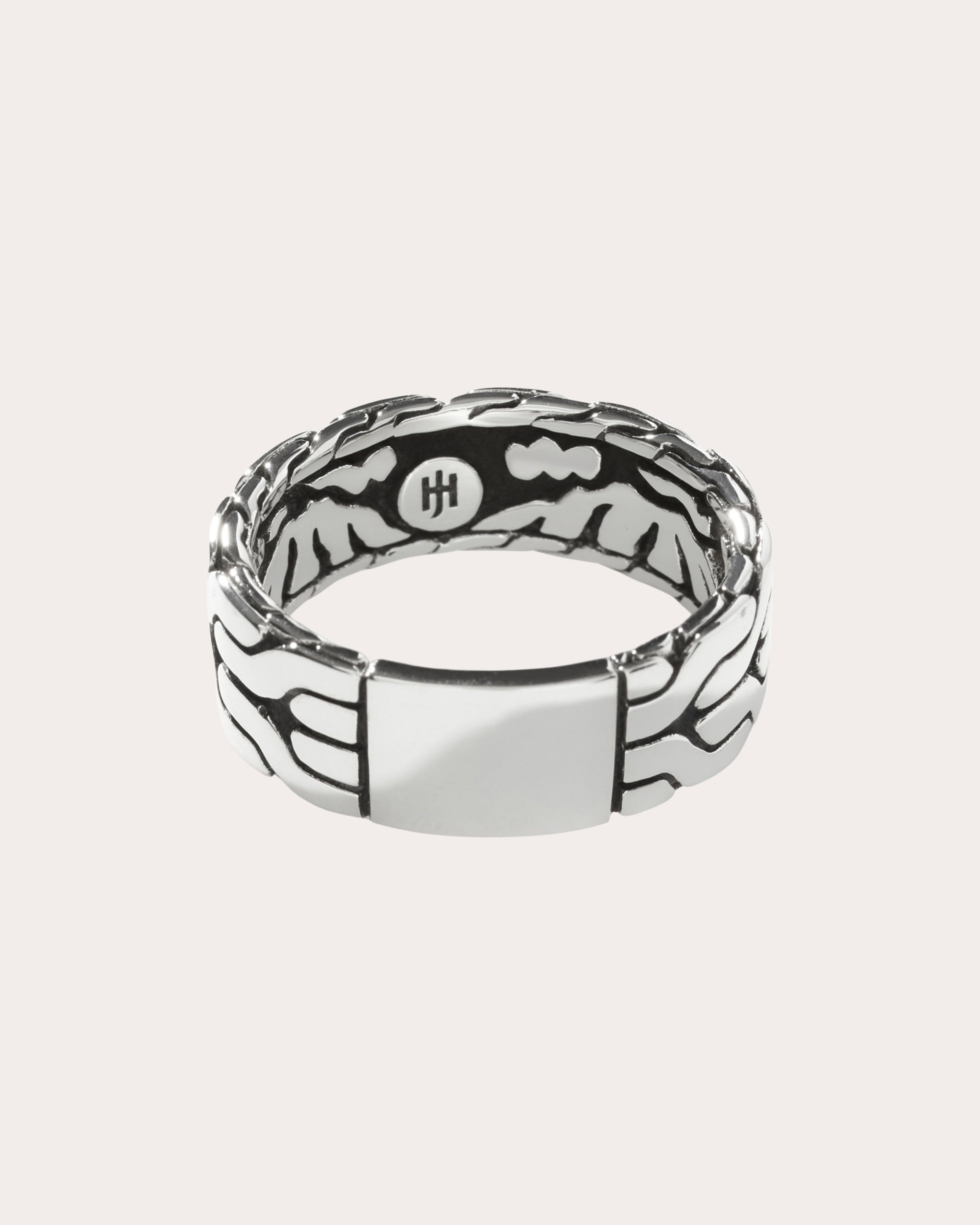 Carved Chain Band Ring