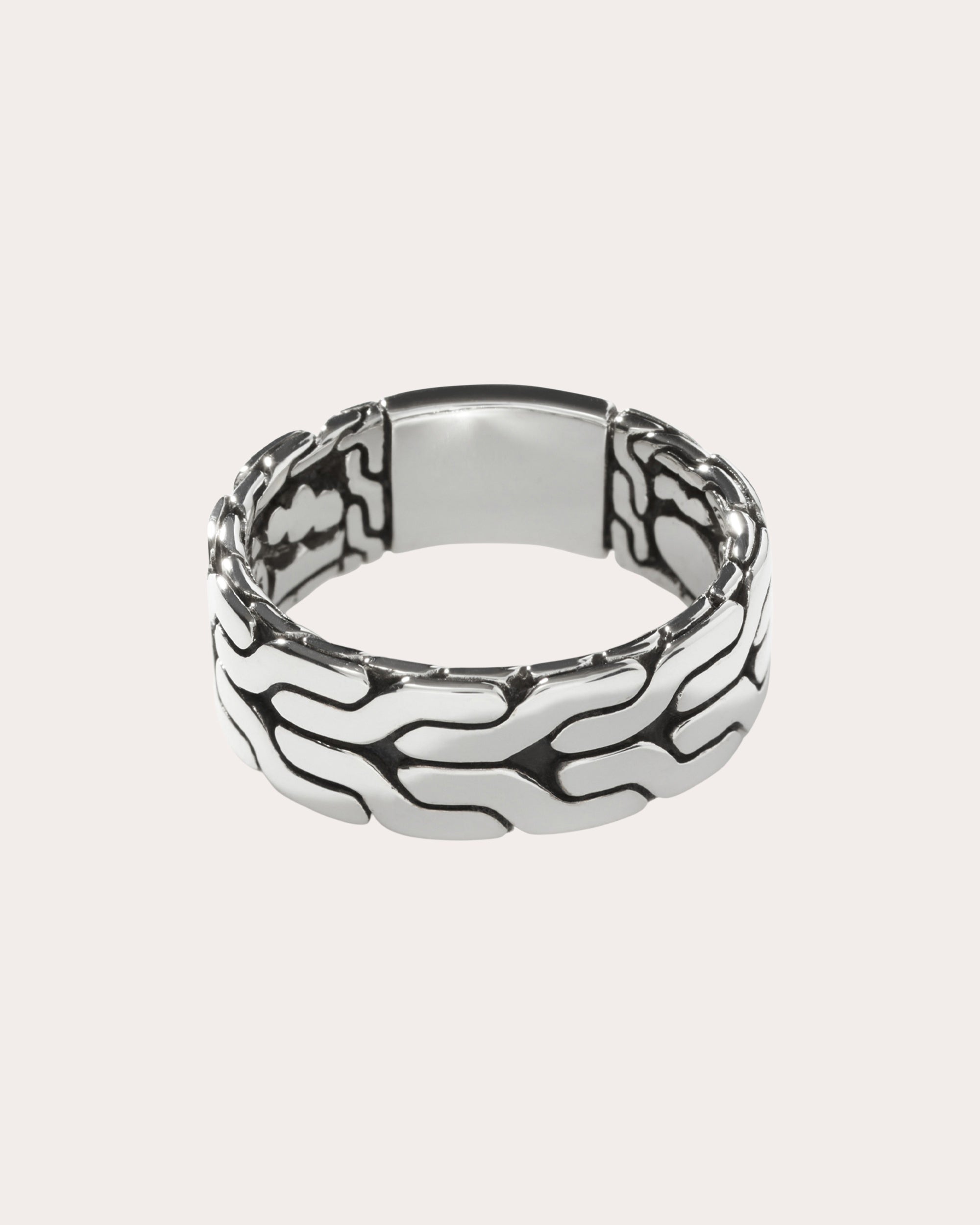 Carved Chain Band Ring