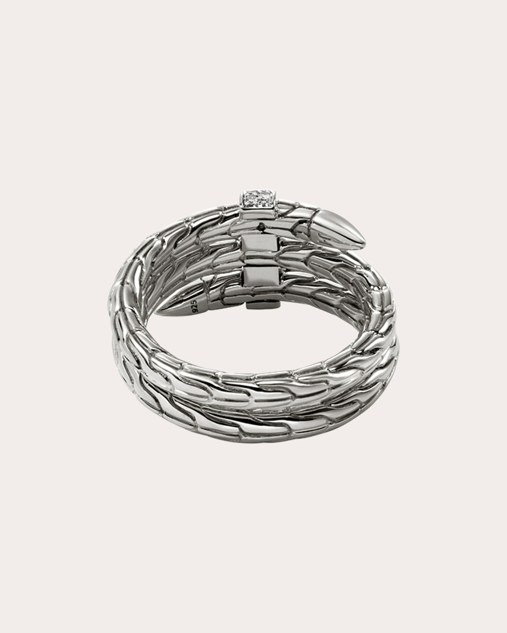 Diamond Wide Spear Ring