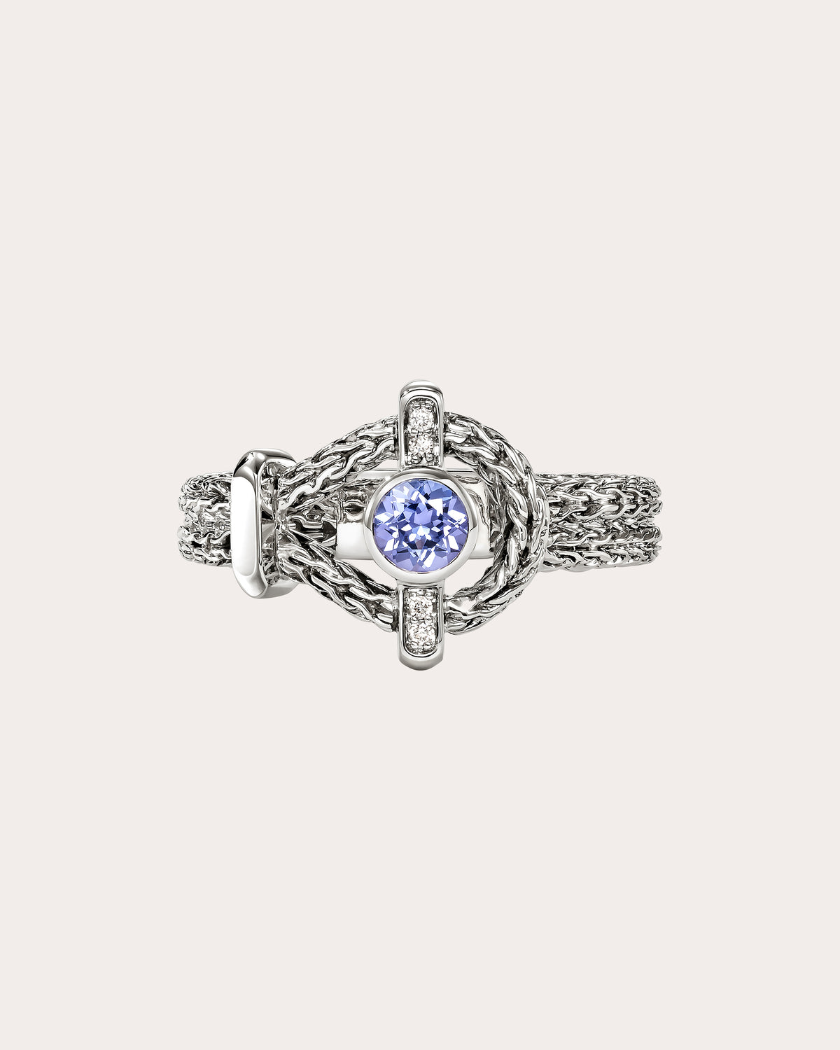 Tanzanite & Diamond Icon Ring