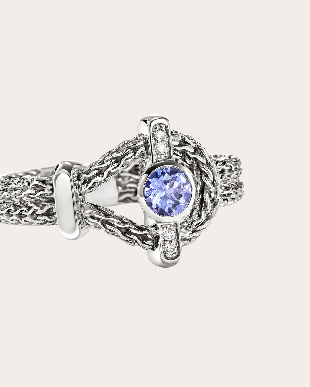 Tanzanite & Diamond Icon Ring