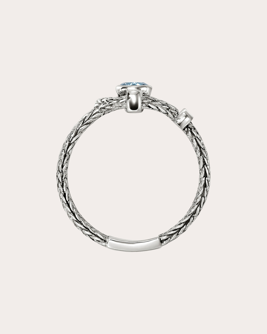 Swiss Blue Topaz Icon Ring
