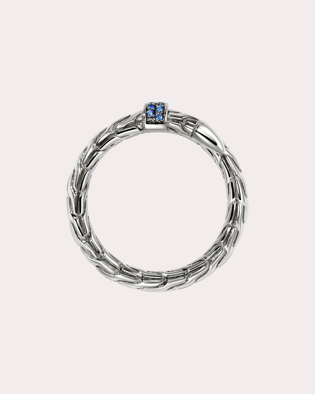 Blue Sapphire Spear Ring