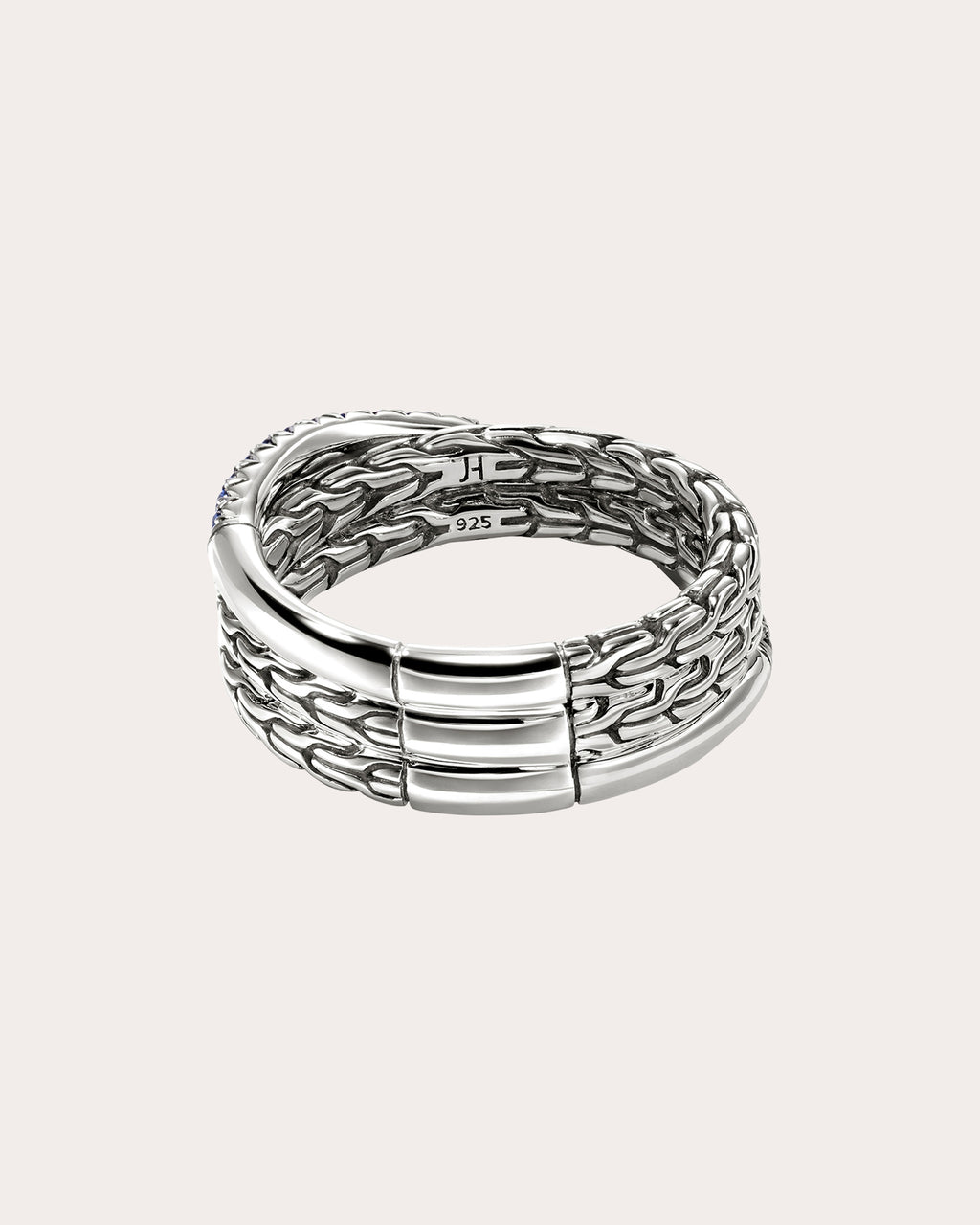 Sapphire JH Essential Pavé Crossover Ring